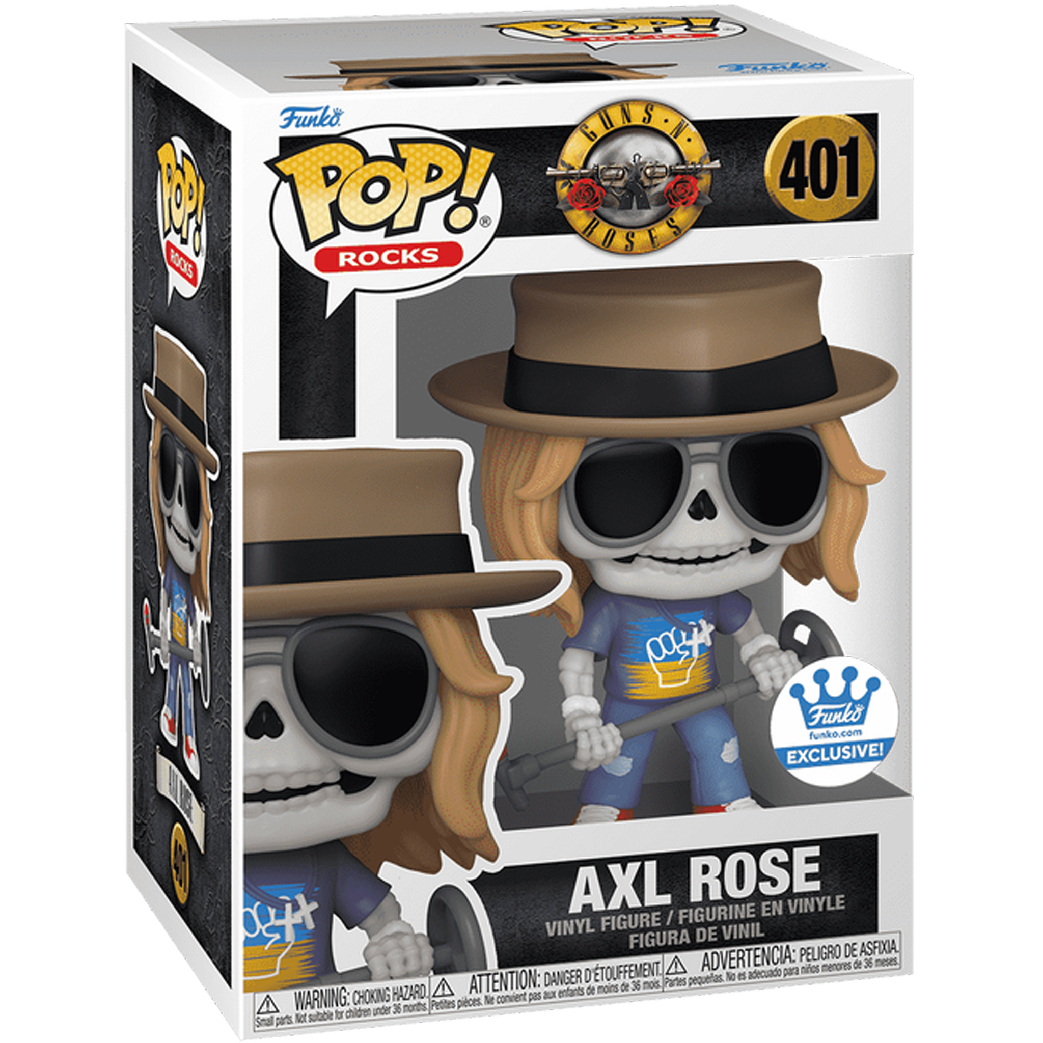 Axl Rose (Skeleton) 401 ( Gun's N Roses ) Funko Pop