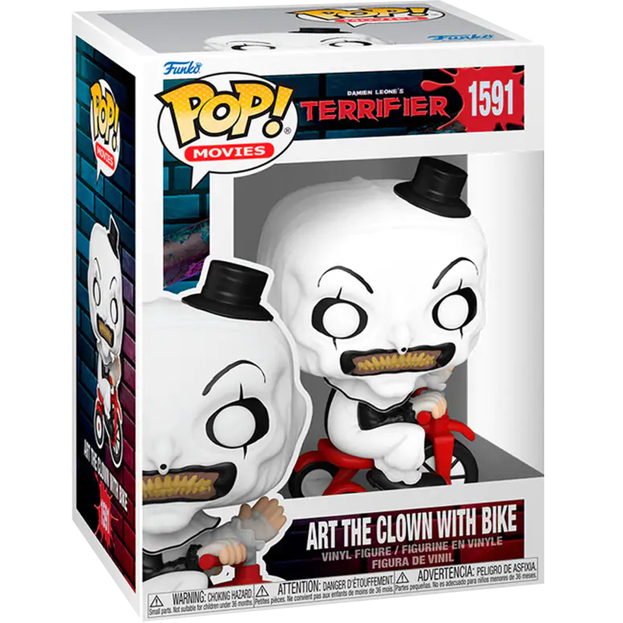 Art the Clown with Bike 1591 ( Terrifier ) Funko Pop