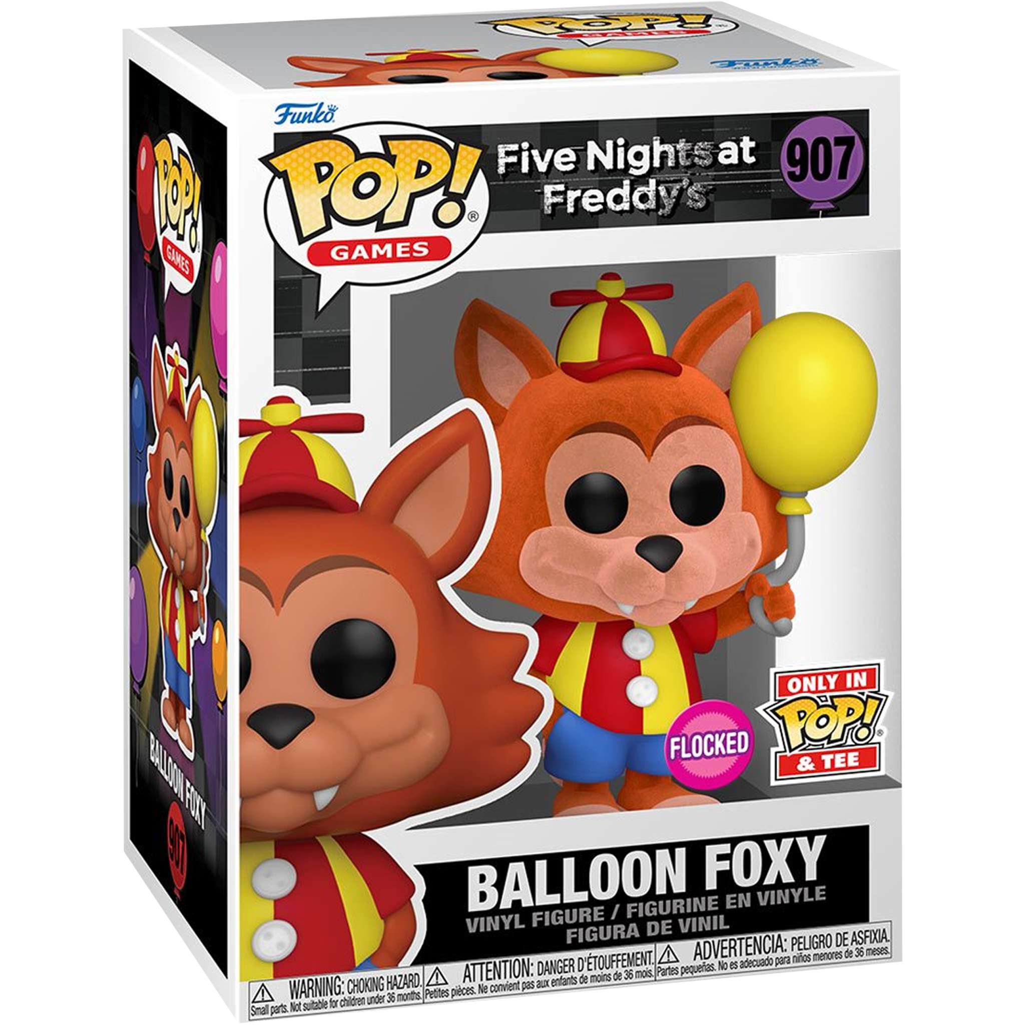 Balloon Foxy Flocked 907 ( Five Nights at Freddy's ) Funko Pop