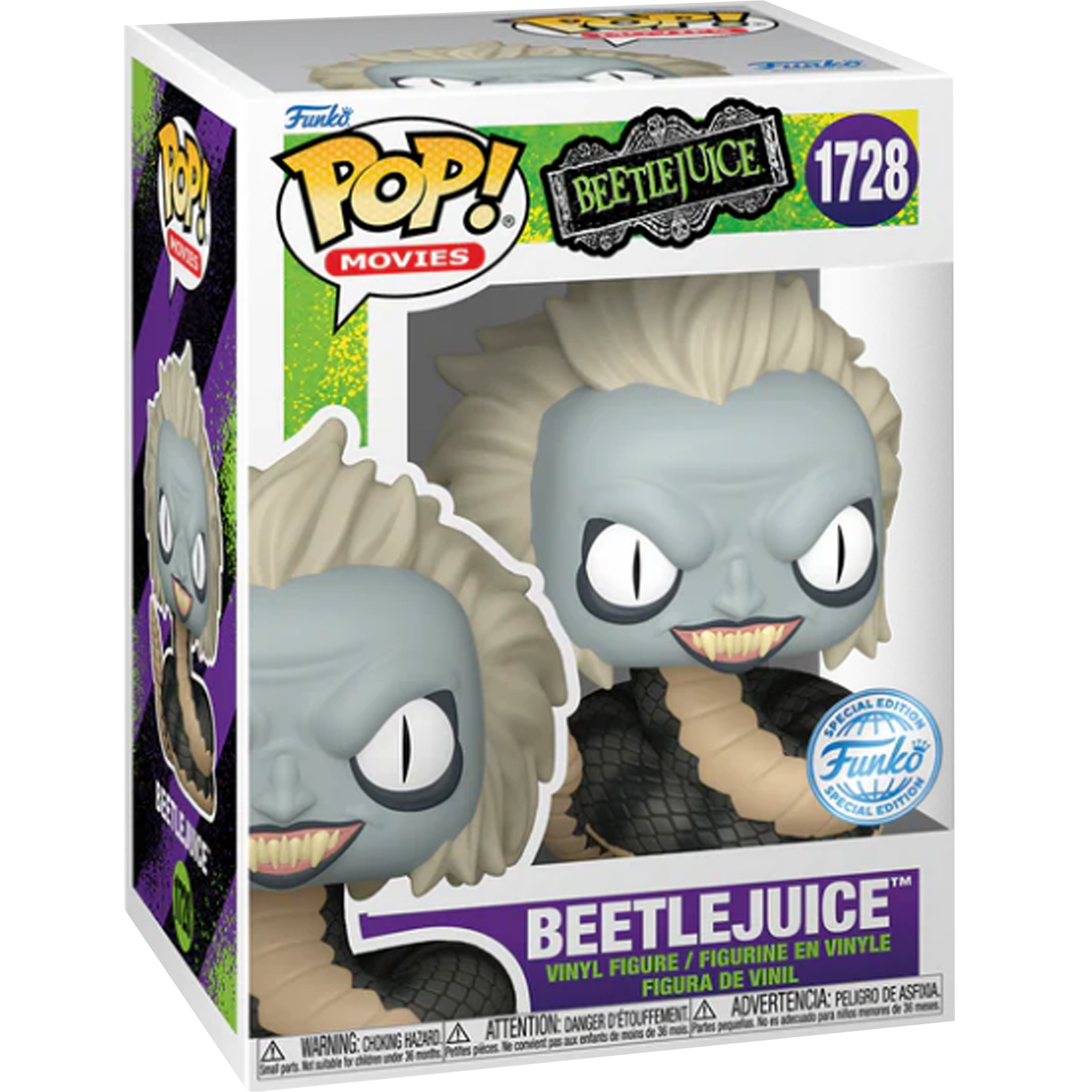 Beetlejuice Snake 1728 ( Beetlejuice ) Funko Pop