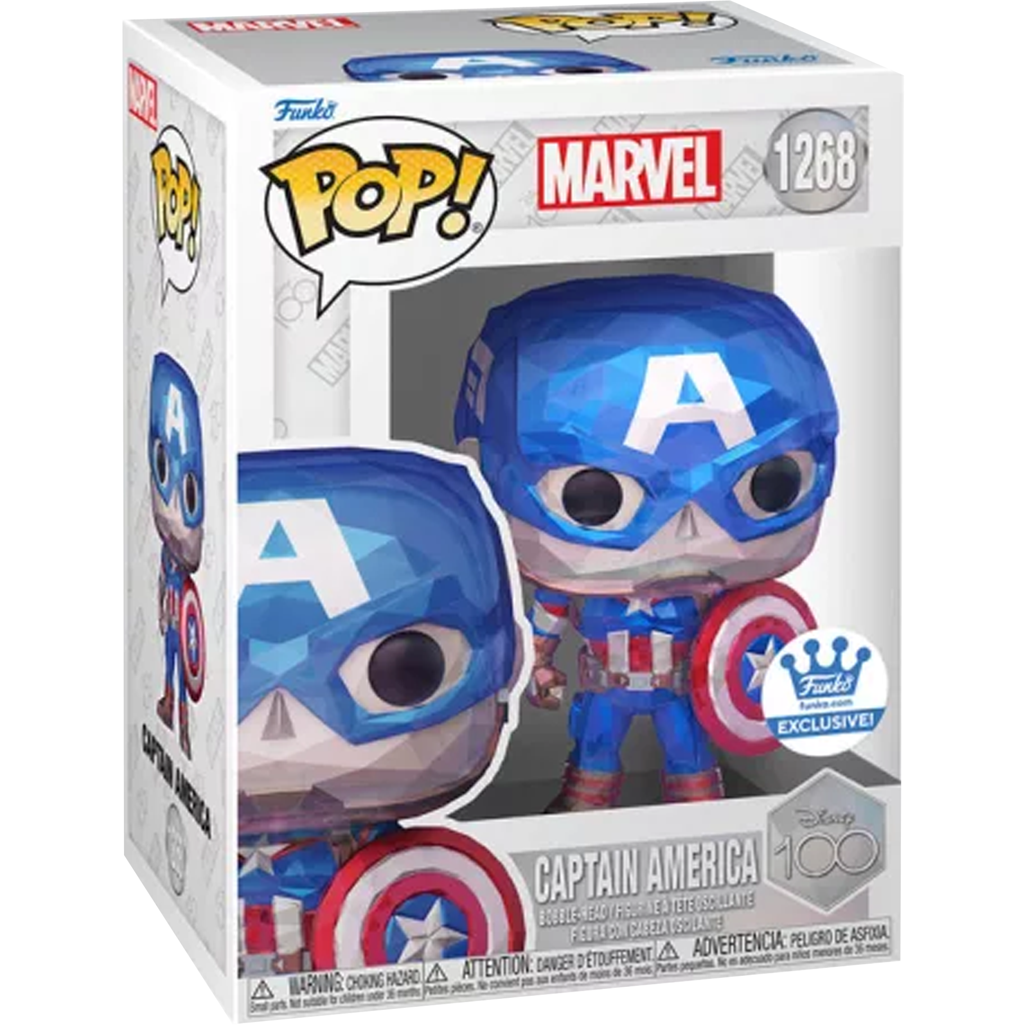 Captain America Facet 1268 ( Marvel ) Funko Pop