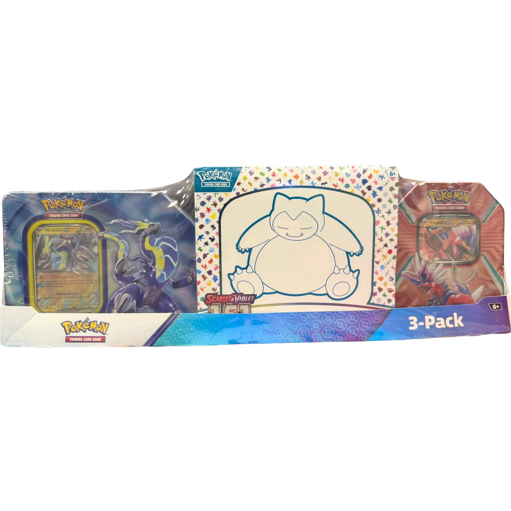 151 Elite Trainer Box & Tins 3-Pack Bundle ( Scarlet & Violet ) Pokemon TCG