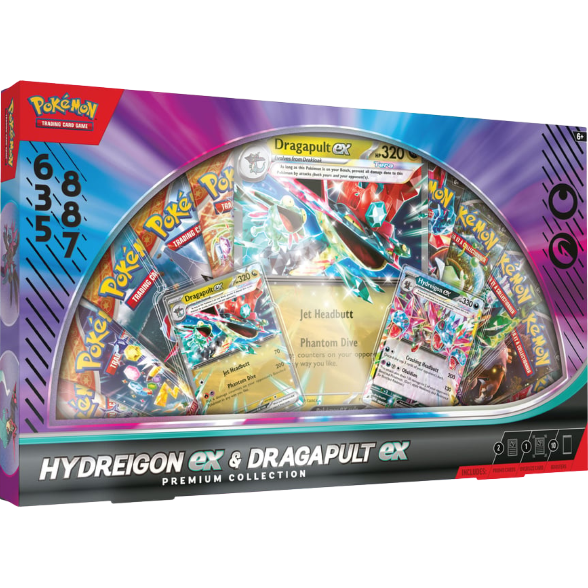 Hydreigon ex & Dragapult ex Premium Collection ( Scarlet & Violet ) Pokemon TCG