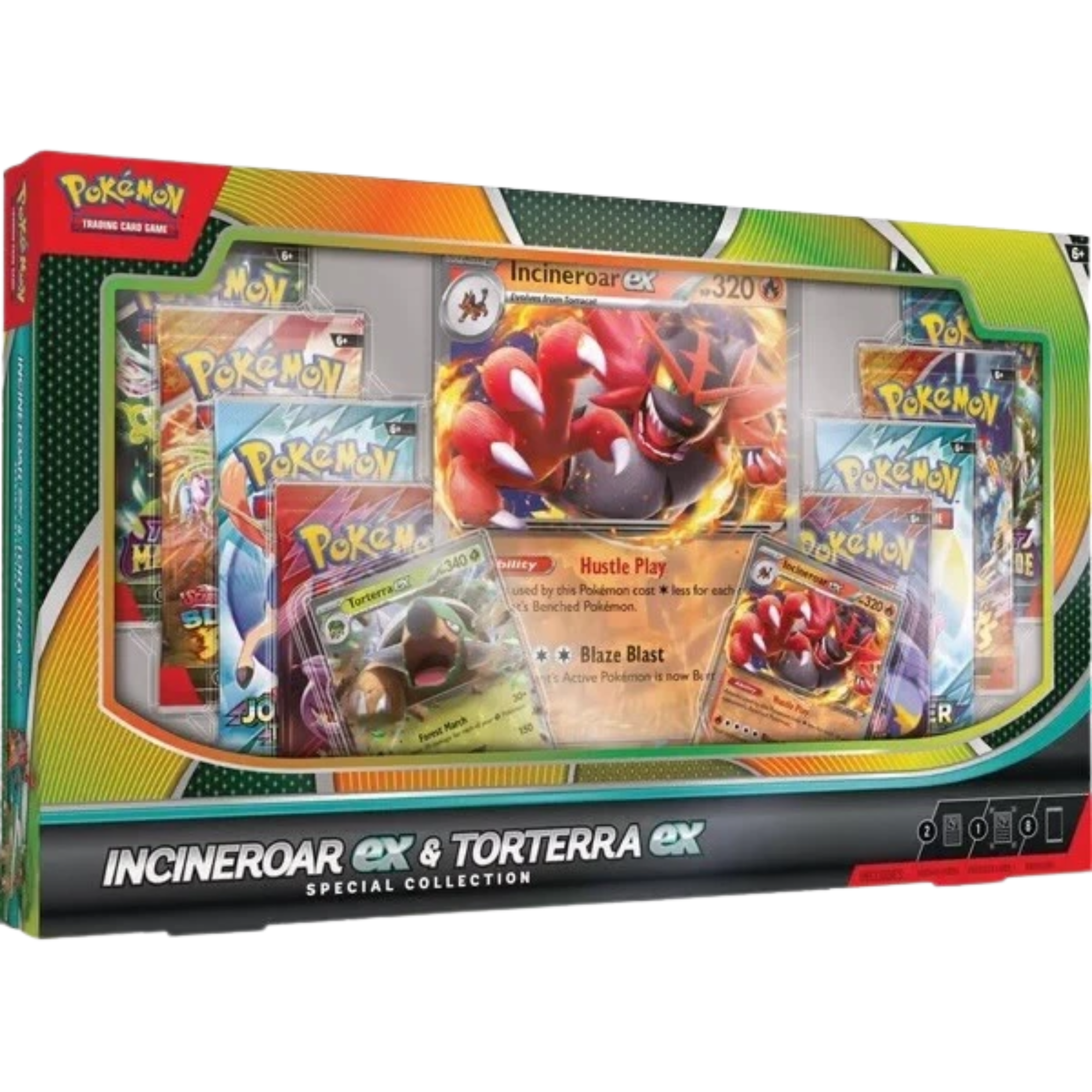 Incineroar ex Torterra ex Special Collection ( Scarlet & Violet ) Pokemon TCG