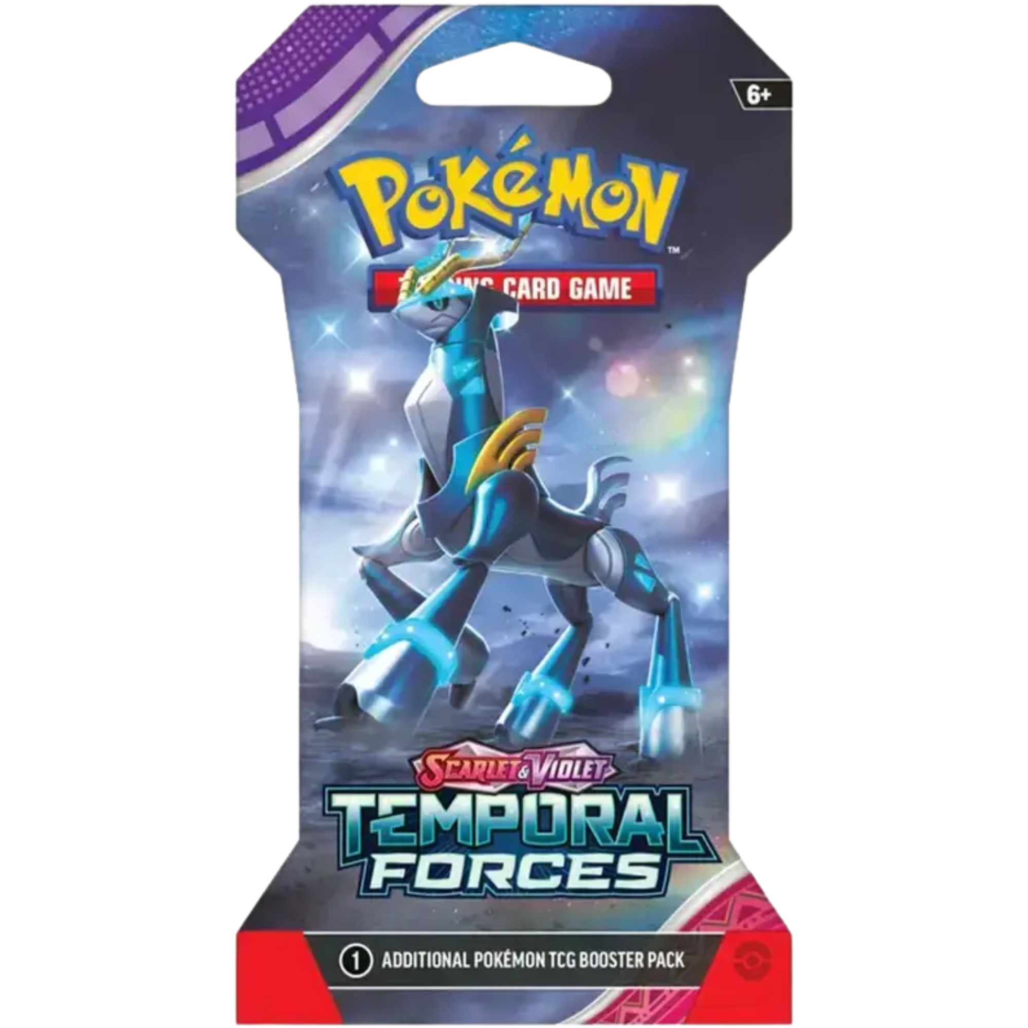 Temporal Forces Sleeved Booster Pack ( Scarlet & Violet ) Pokemon TCG