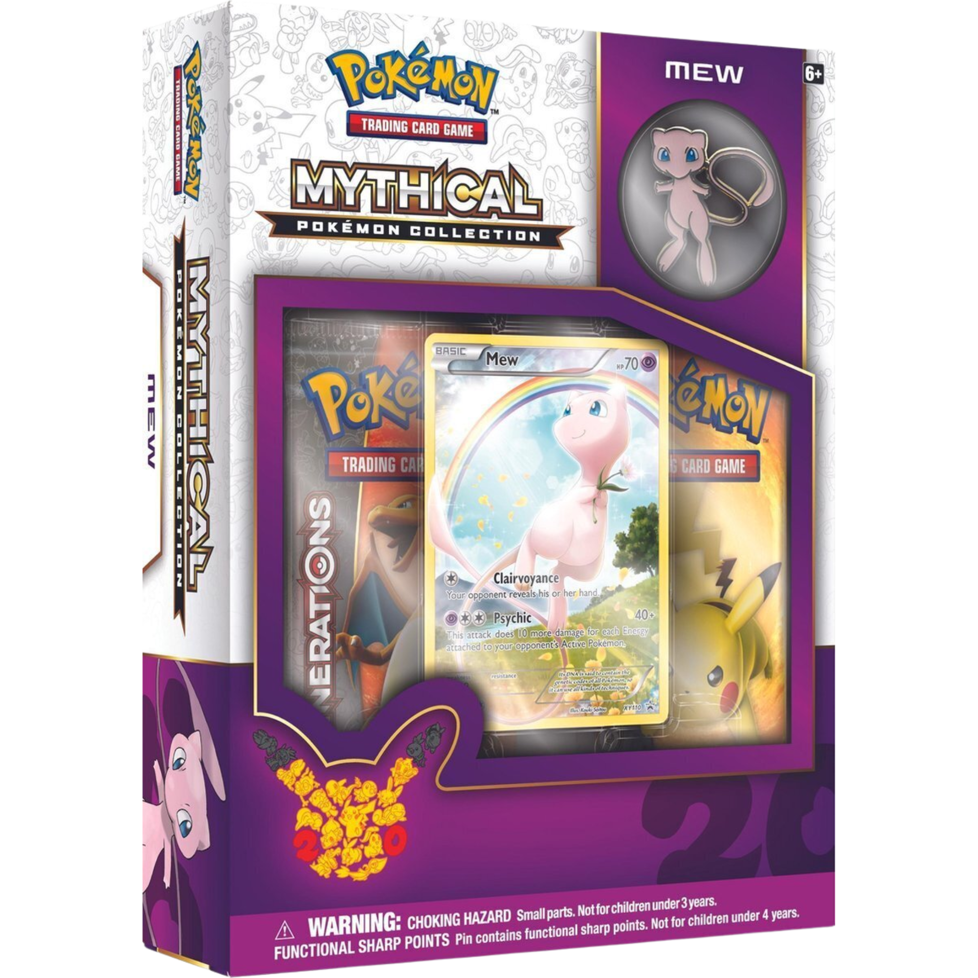 Mythical Pin Collection - Mew ( Generations ) Pokemon TCG