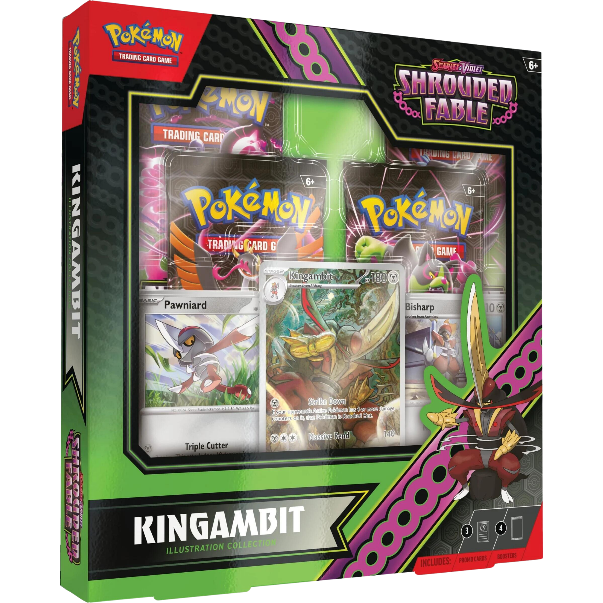 Kingambit Illustration Collection ( Scarlet & Violet ) Pokemon TCG