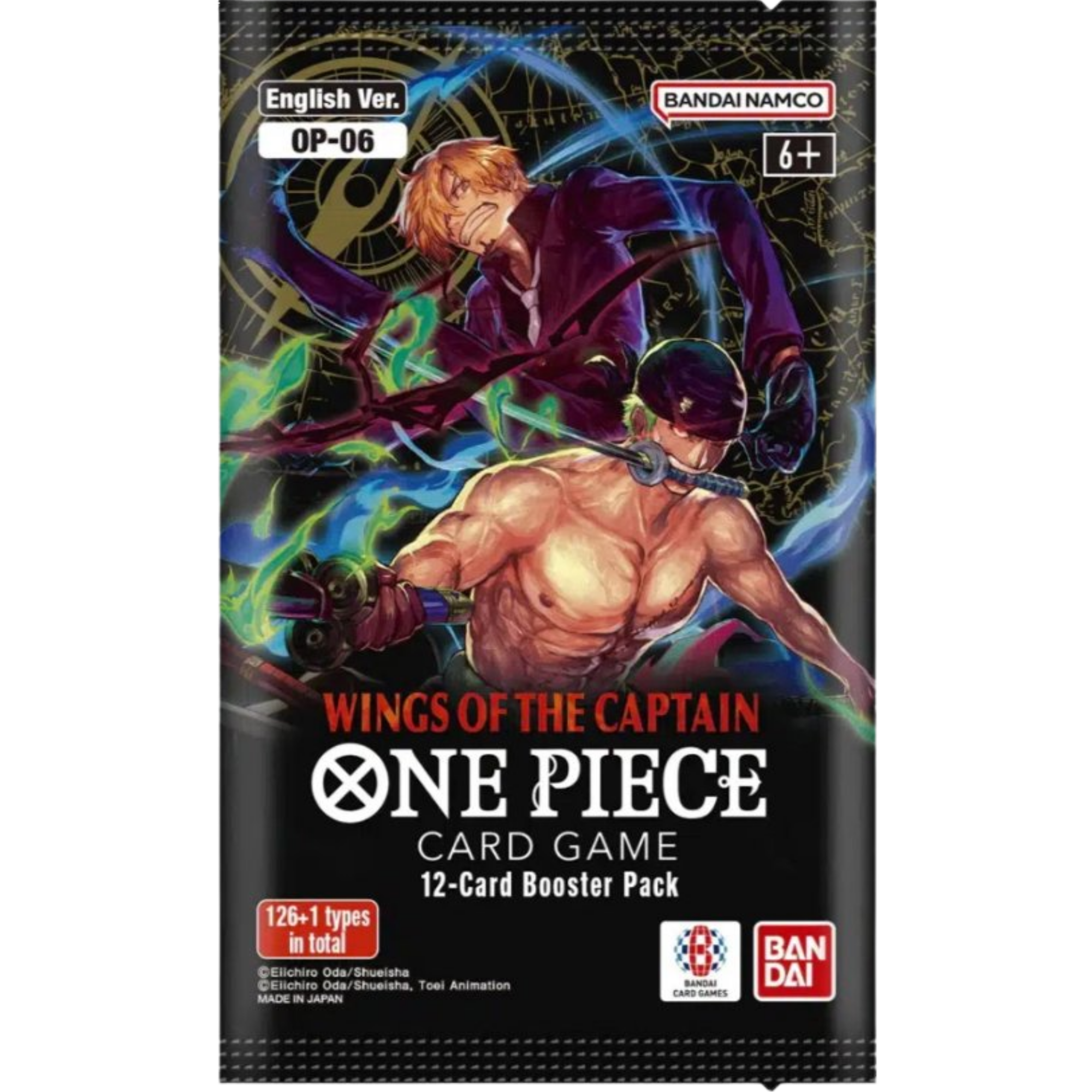 Wings of the Captain English Booster Pack ( One Piece OP-06 ) Bandai TCG