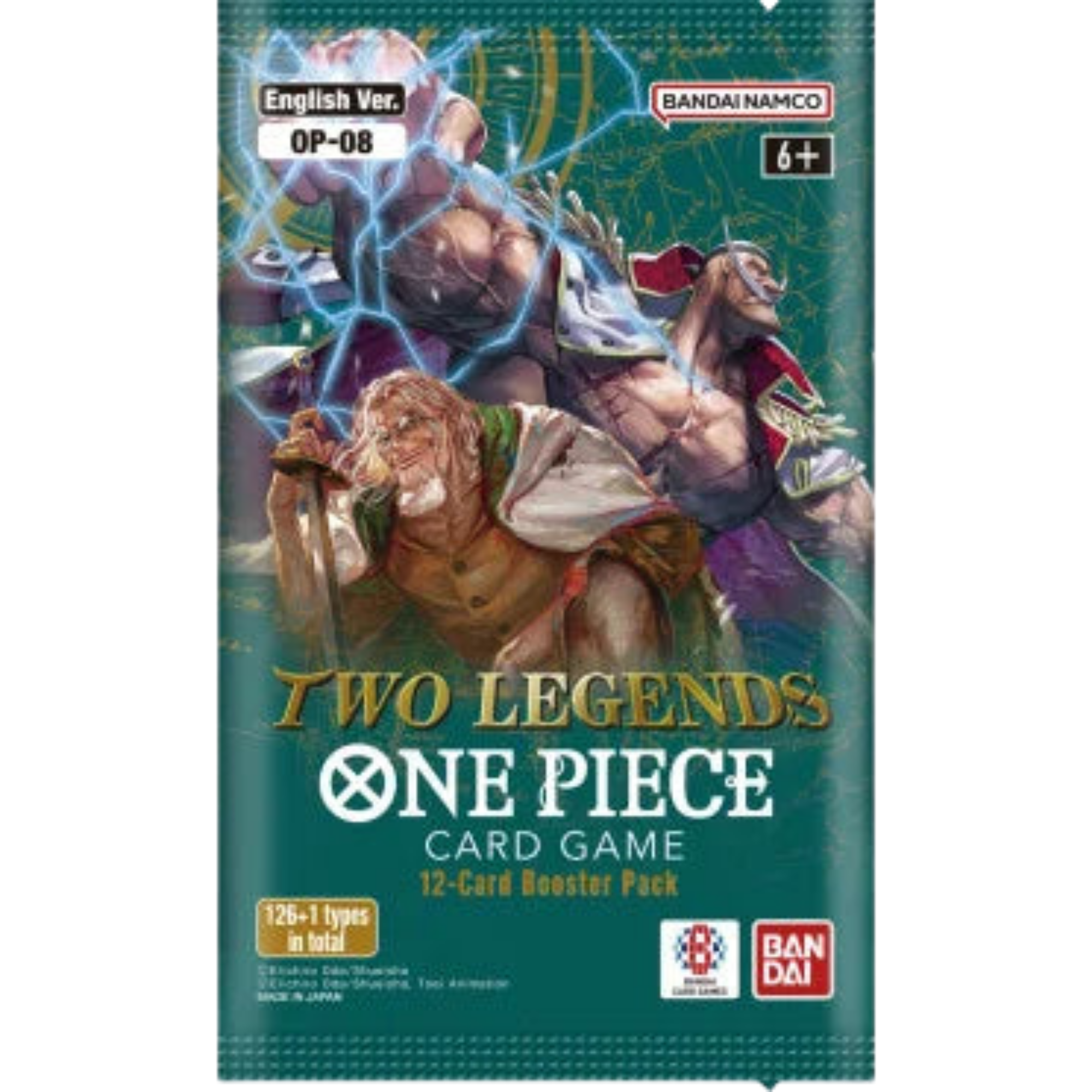 Two Legends English Booster Pack ( One Piece OP-08 ) Bandai TCG