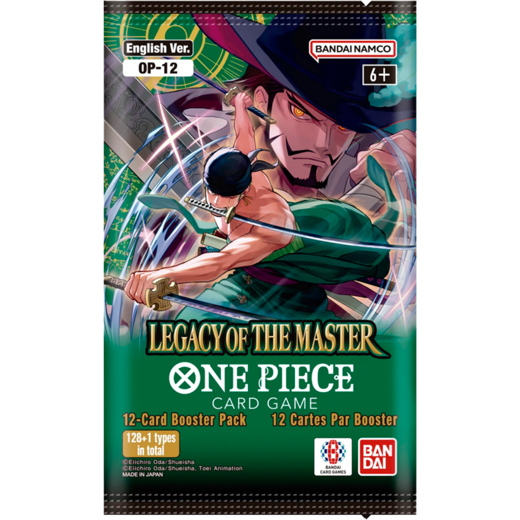 Legacy of the Master English Booster Pack ( One Piece OP-12 ) Bandai TCG