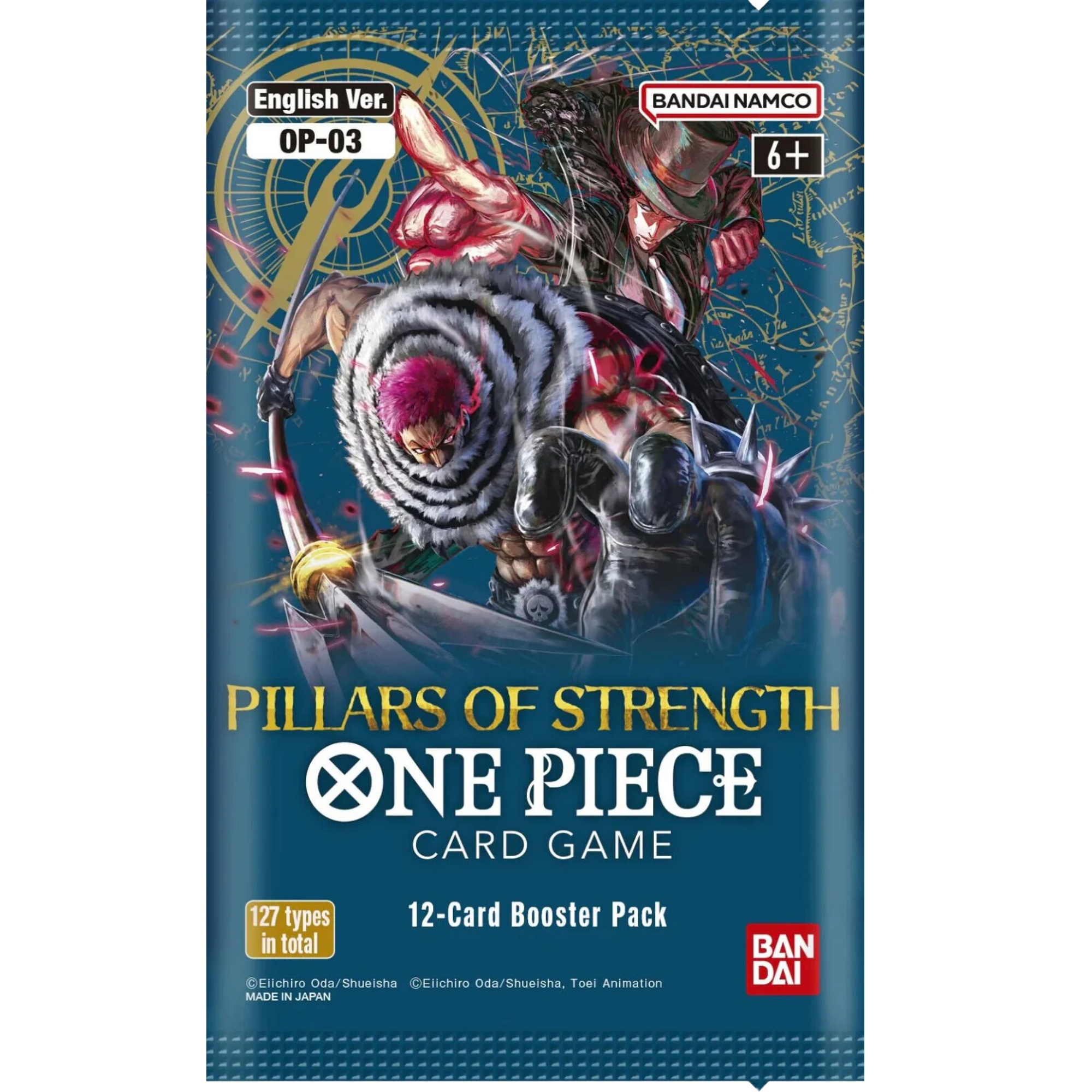 Pillars of Strength English Booster Pack ( One Piece OP-03 ) Bandai TCG