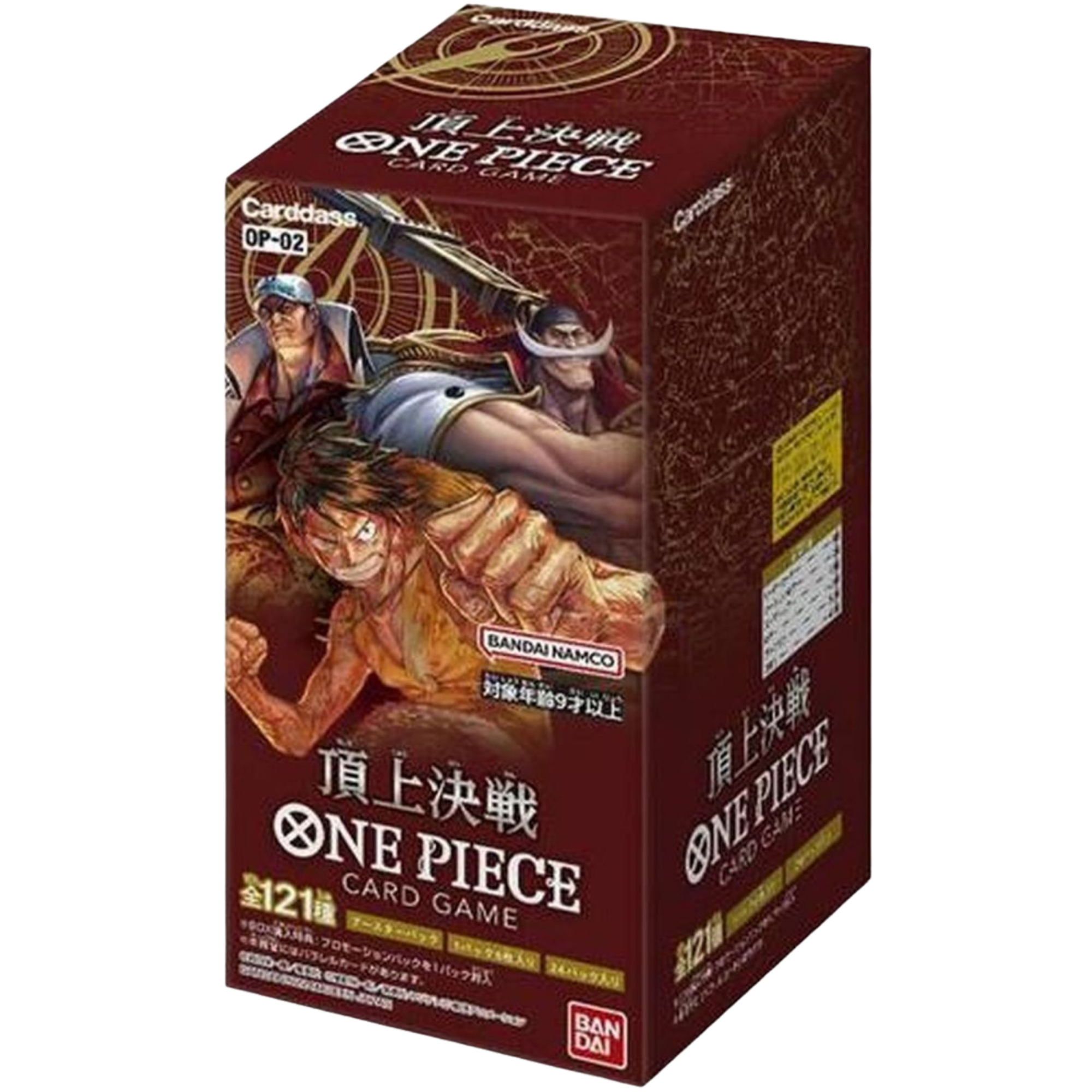 Paramount War Japanese Booster Box ( One Piece OP-02 ) Bandai TCG