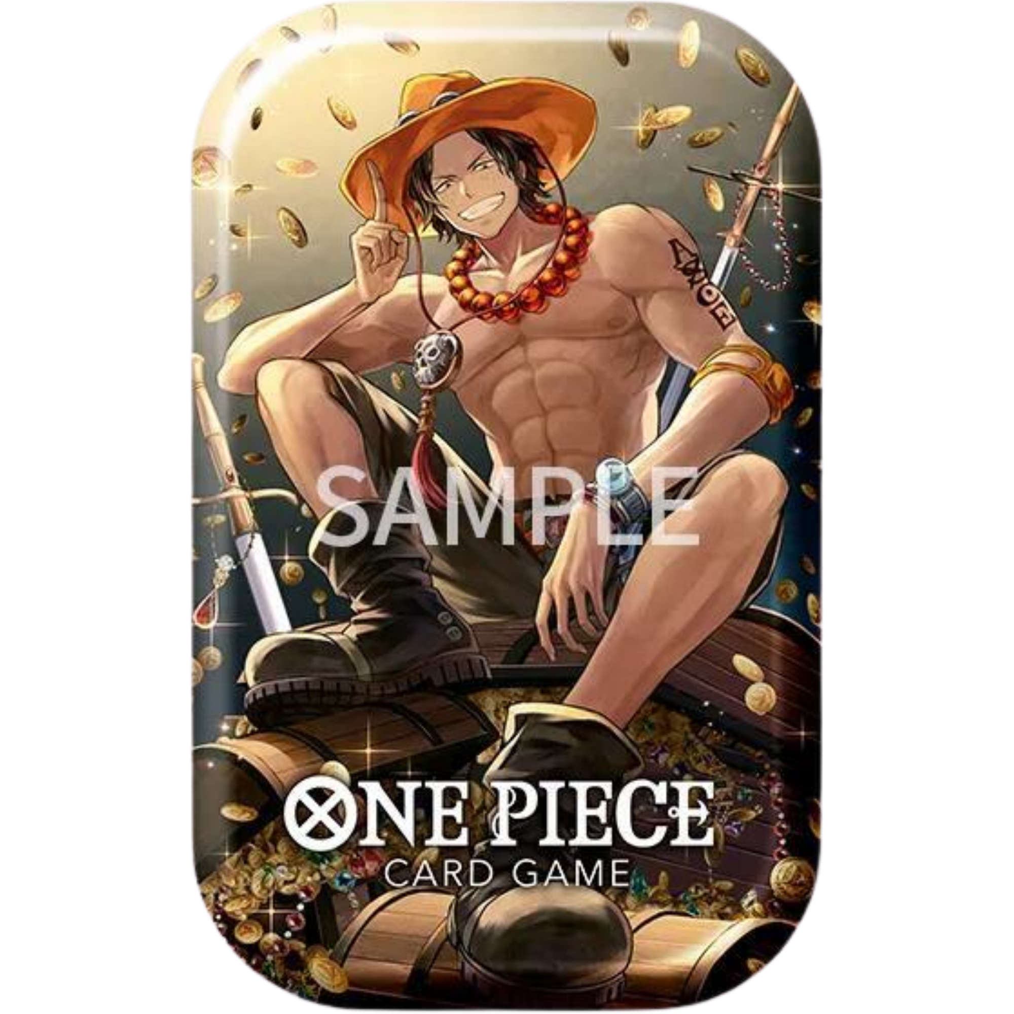 Tin Pack Set Vol. 2 - Portgas. D. Ace ( One Piece ) Bandai TCG