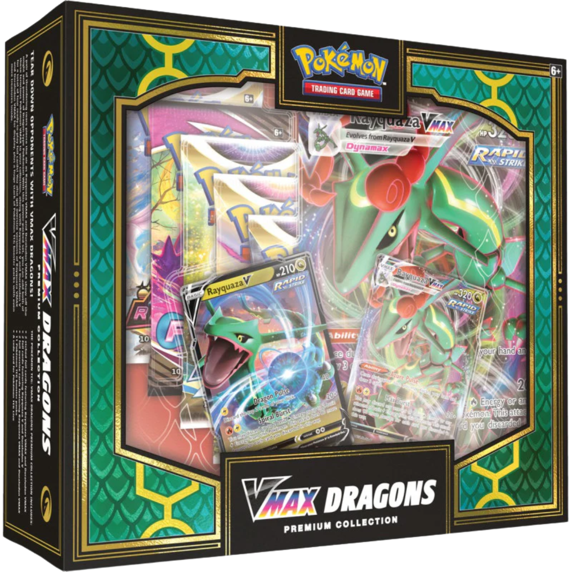 VMAX Dragons Premium Collection ( Sword & Shield ) Pokemon TCG