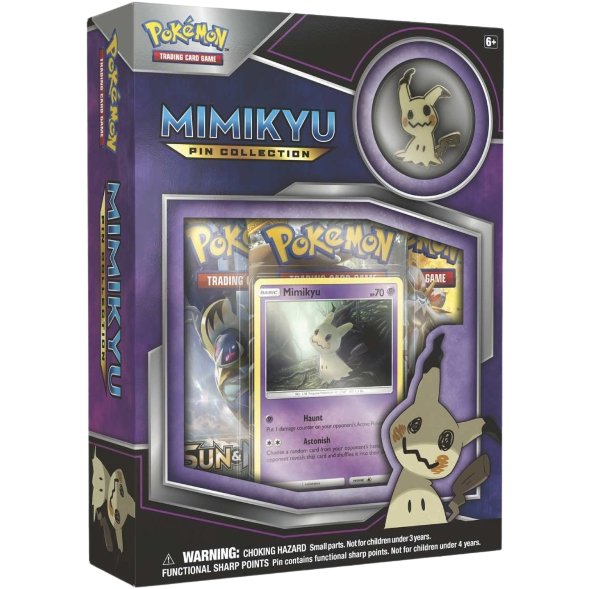 Mimikyu Pin Collection ( Sun & Moon ) Pokemon TCG
