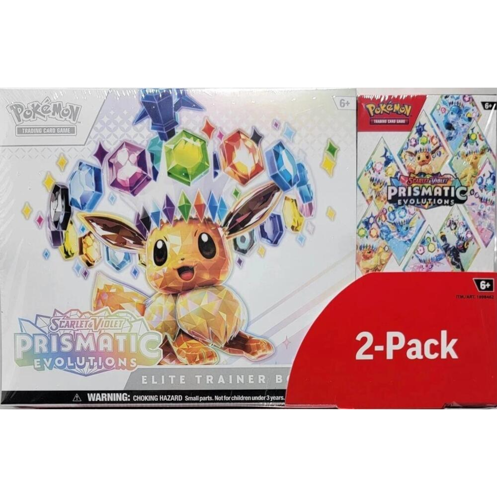 Prismatic Evolutions Elite Trainer Box & Booster Bundle 2-Pack ( Scarlet & Violet ) Pokemon TCG