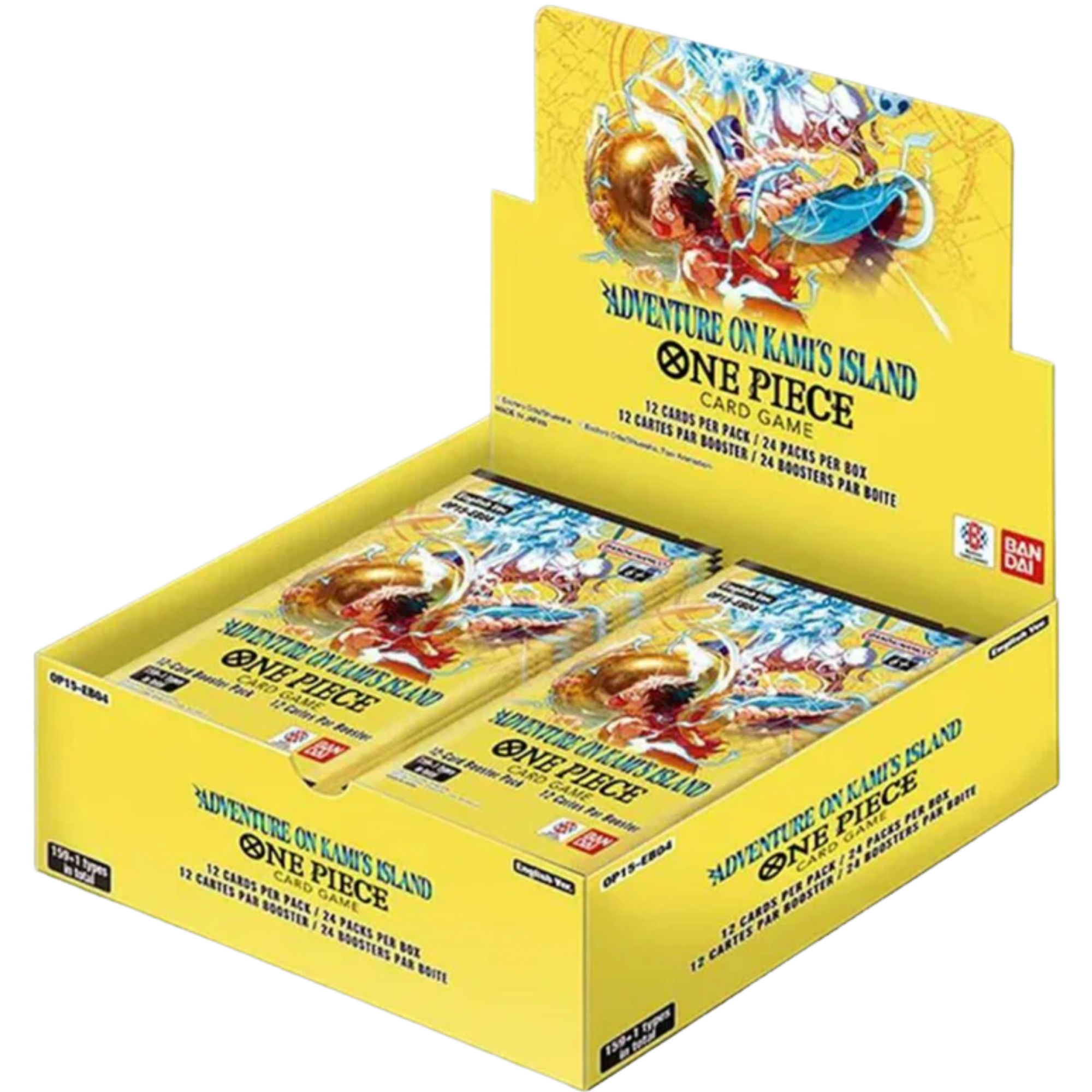 Adventure on Kami's Island English Booster Box ( One Piece OP-15 ) Bandai TCG