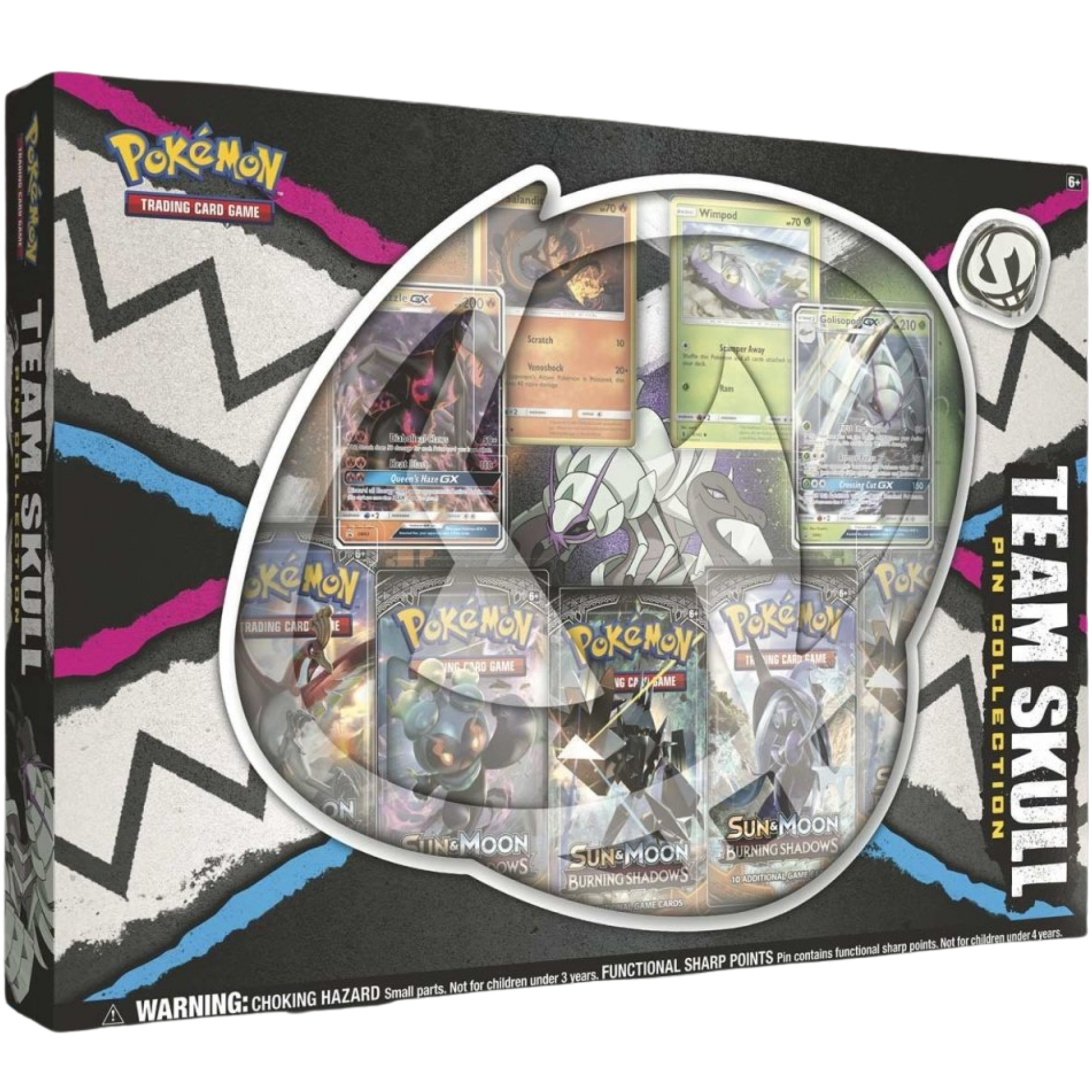 Team Skull Pin Collection ( Sun & Moon ) Pokemon TCG