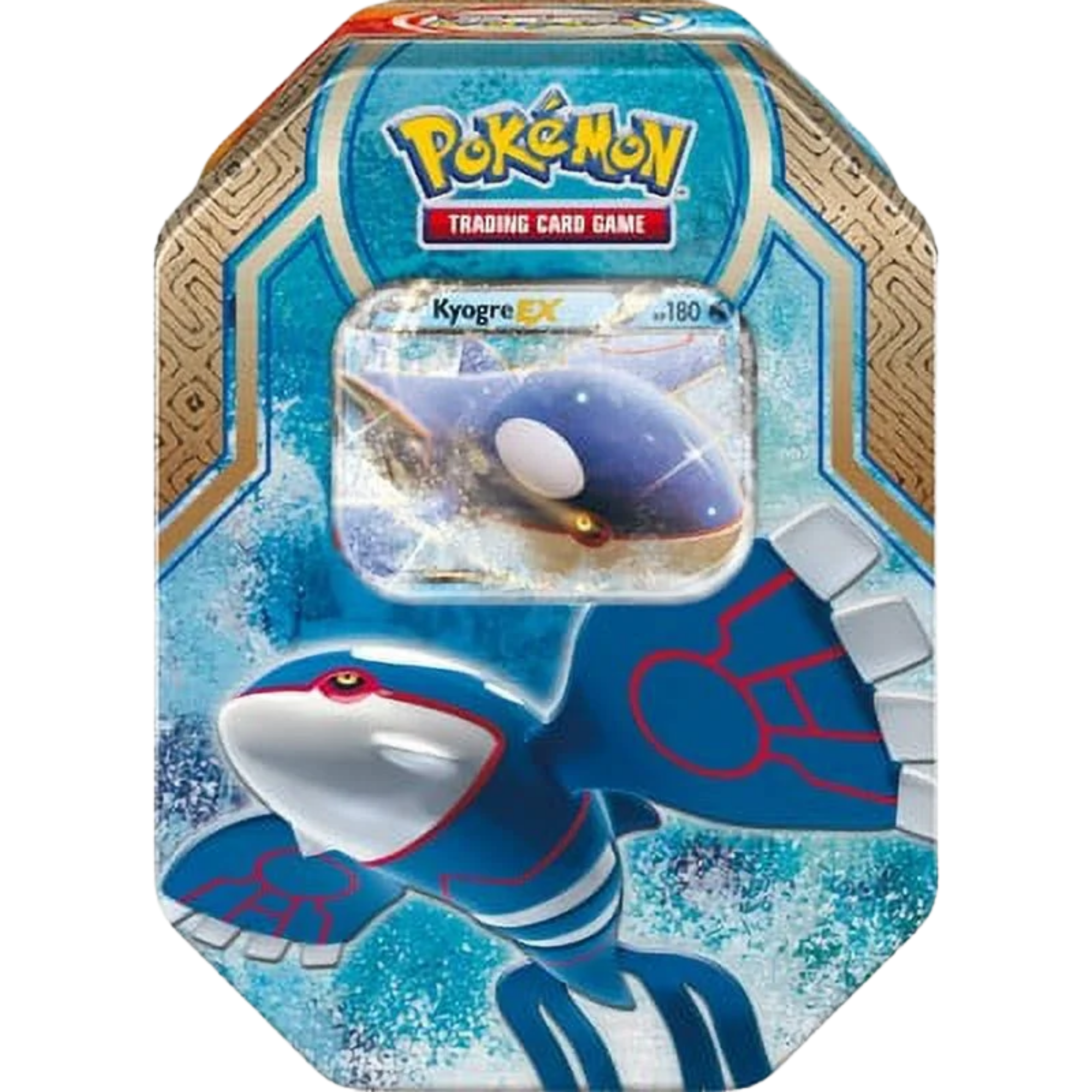 Legend of Hoenn Tin - Kyogre EX ( XY ) Pokemon TCG