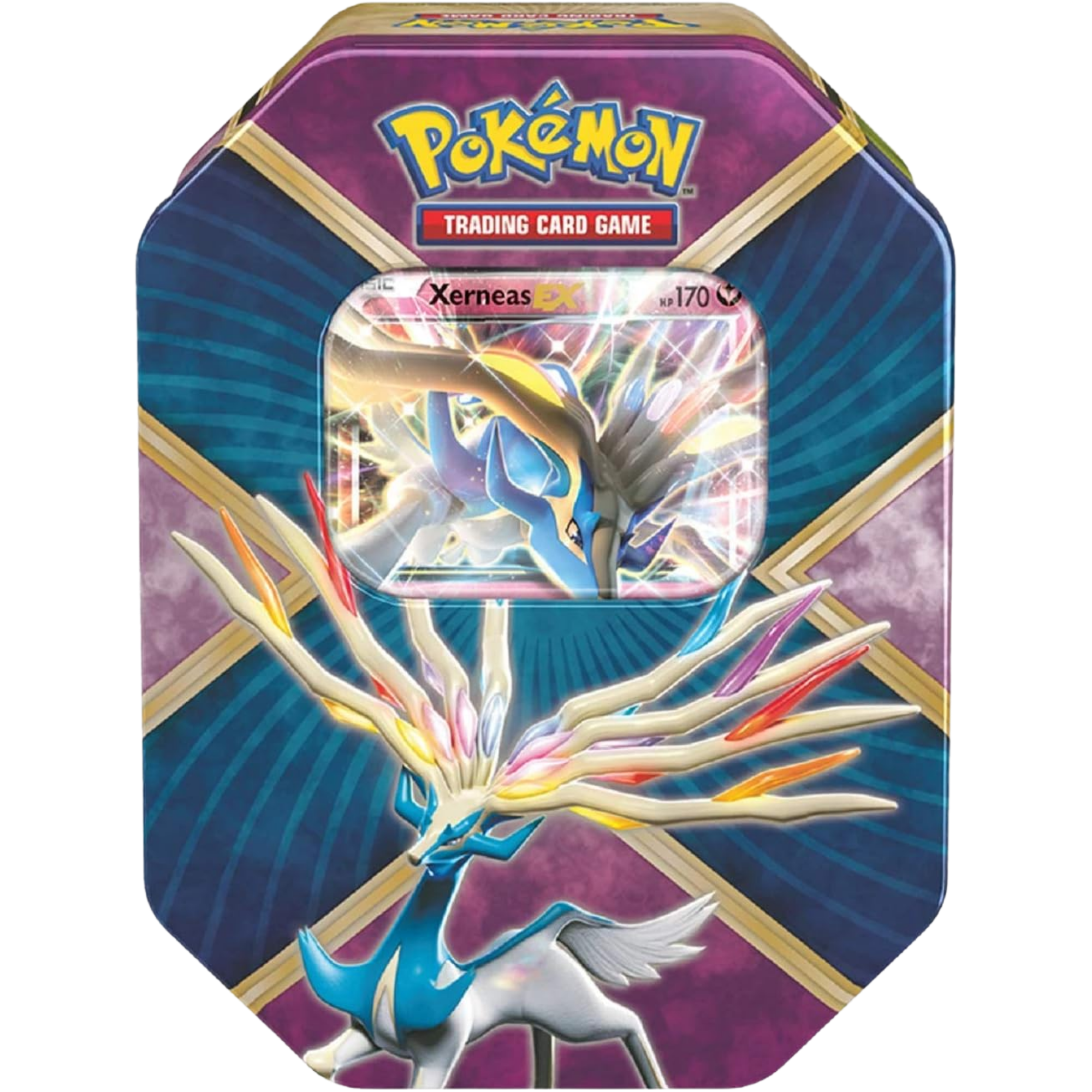 Shiny Kalos Tin - Xerneas EX ( XY ) Pokemon TCG