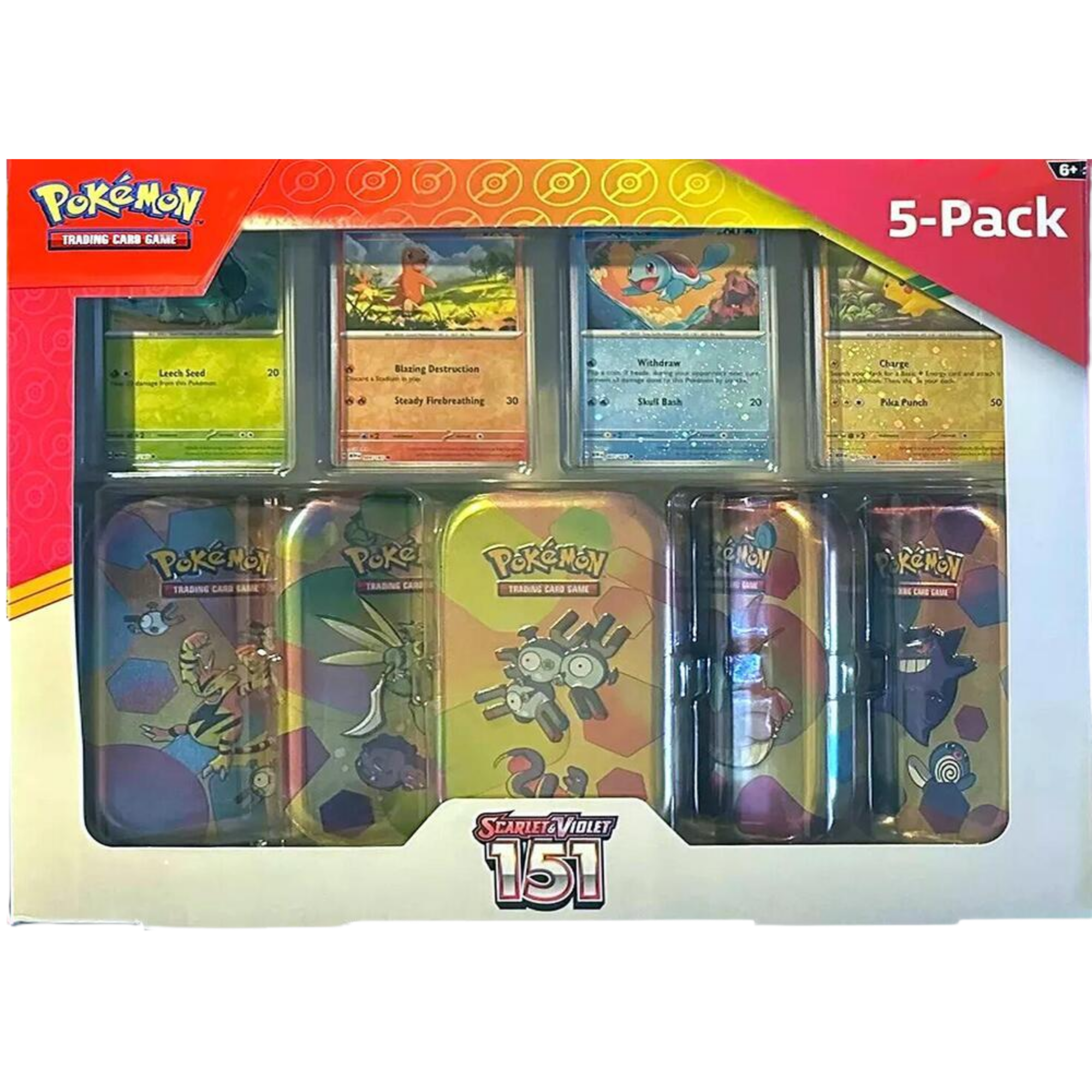151 5-Pack Mini Tins - Magneton ( Scarlet & Violet ) Pokemon TCG