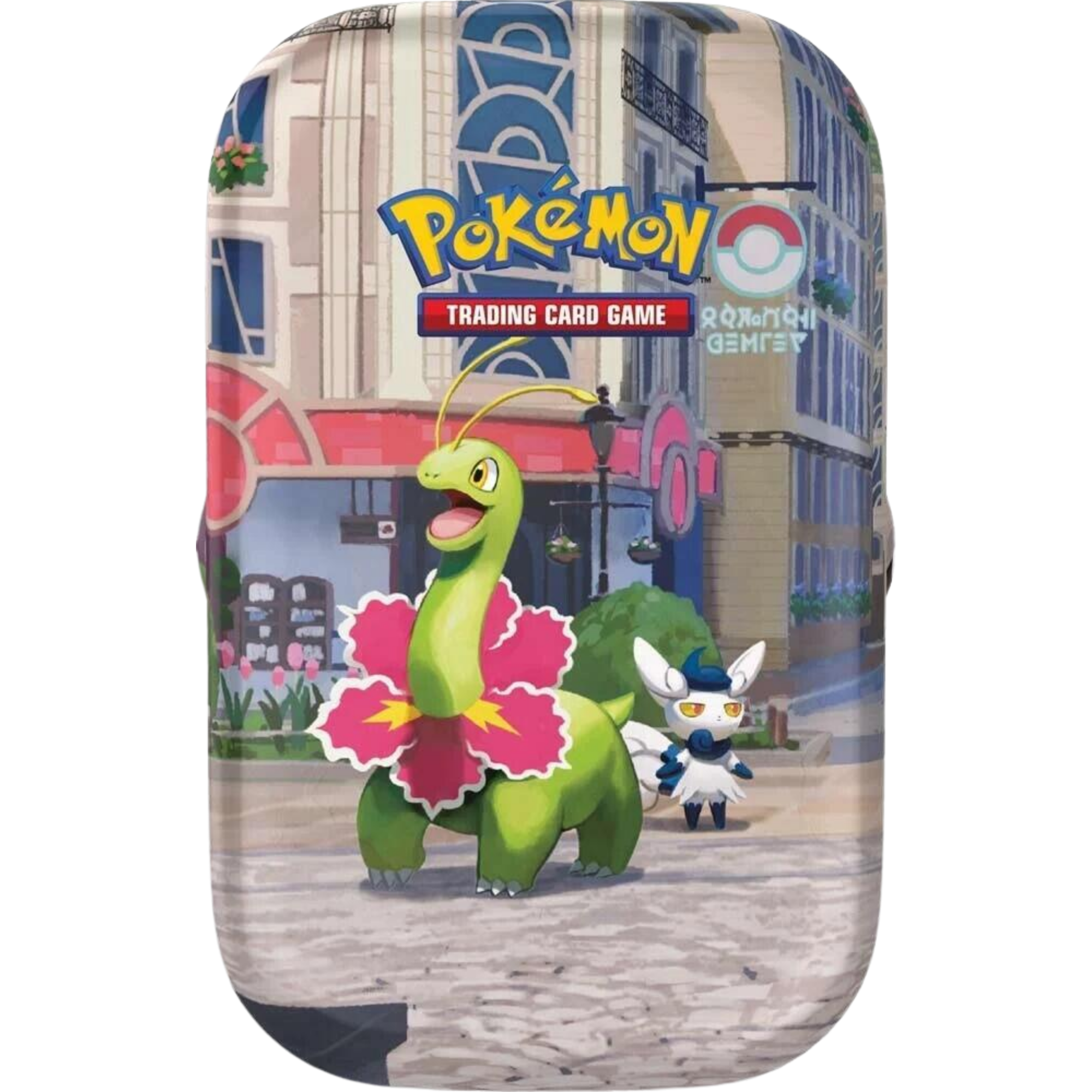 Lumiose City Mini Tin - Meganium & Meowstic ( Mega Evolution ) Pokemon TCG