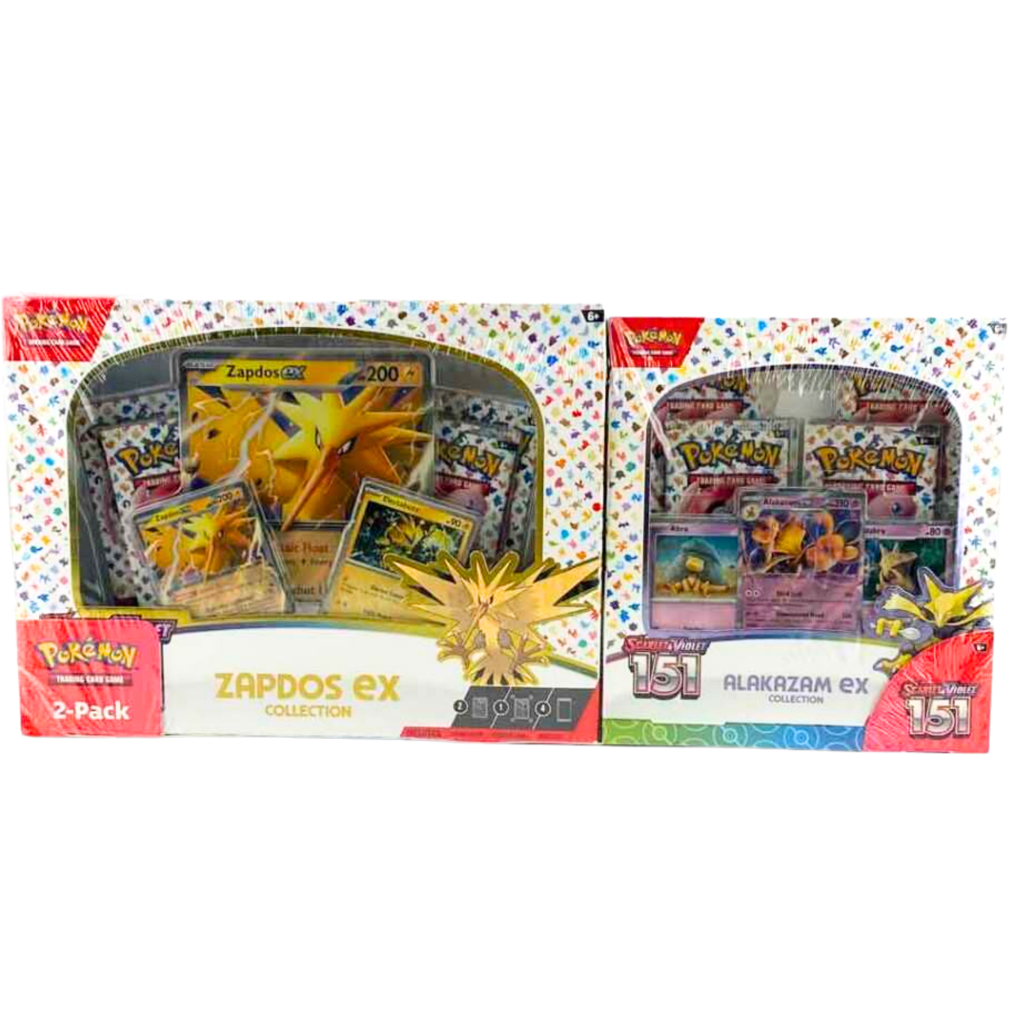 Zapdos ex & Alakazam ex 2-Pack ( Scarlet & Violet ) Pokemon TCG