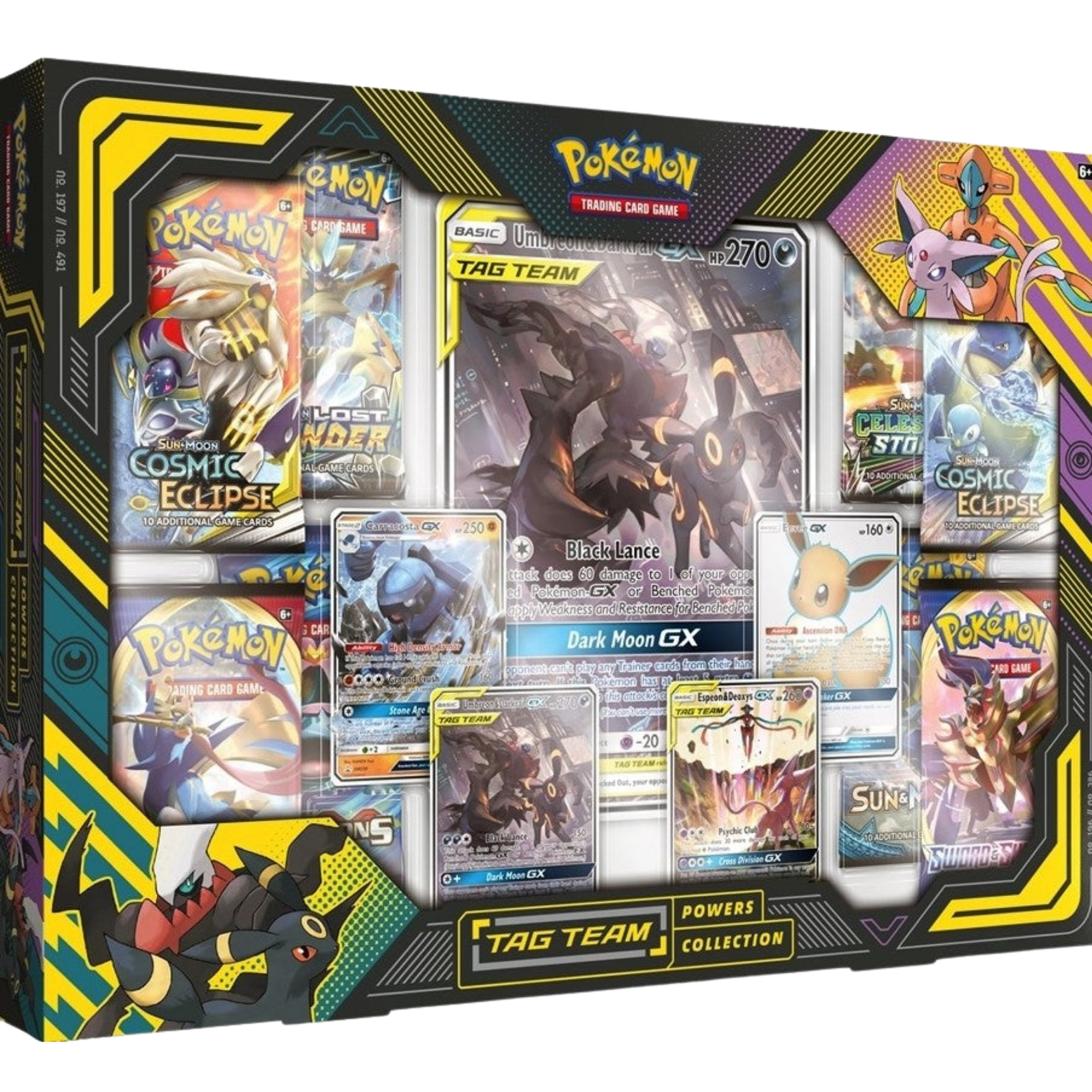 Tag Team Powers Collection - Umbreon & Darkrai GX ( Sun & Moon ) Pokemon TCG