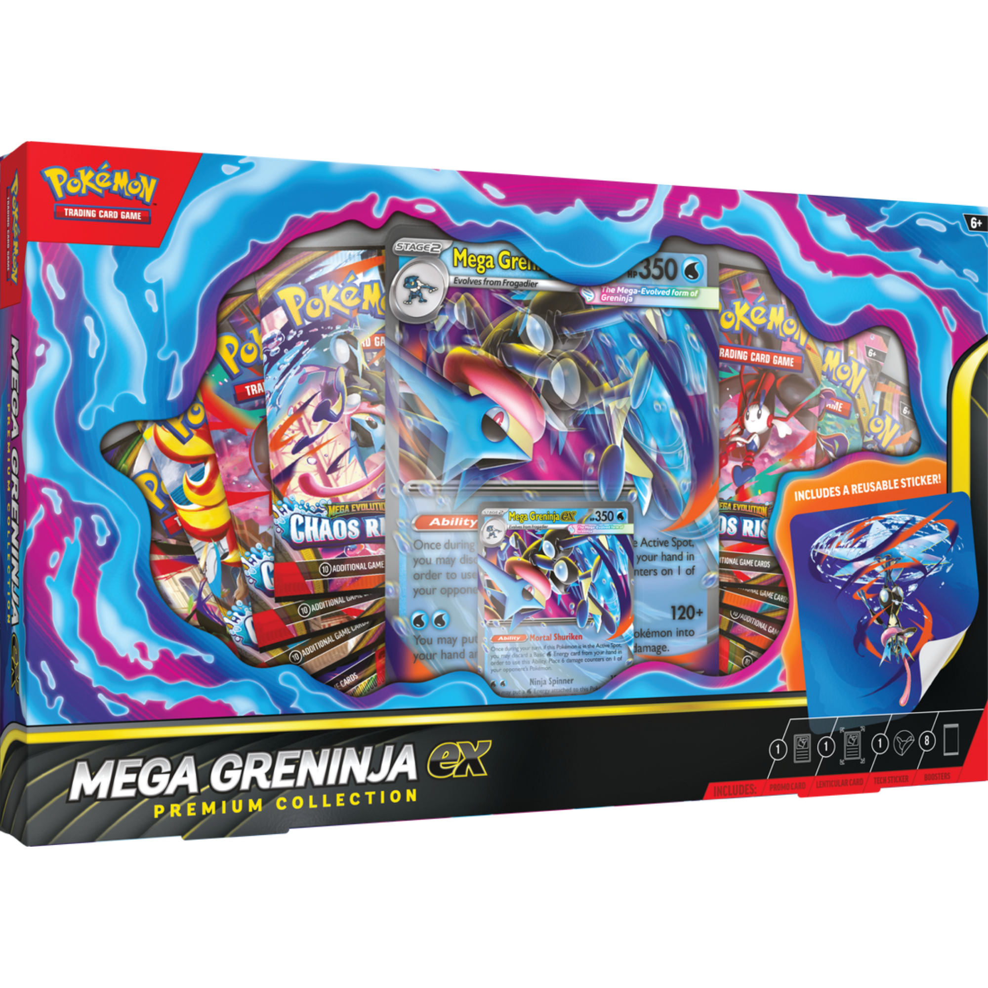 Mega Greninja ex Premium Collection ( Mega Evolution ) Pokemon TCG