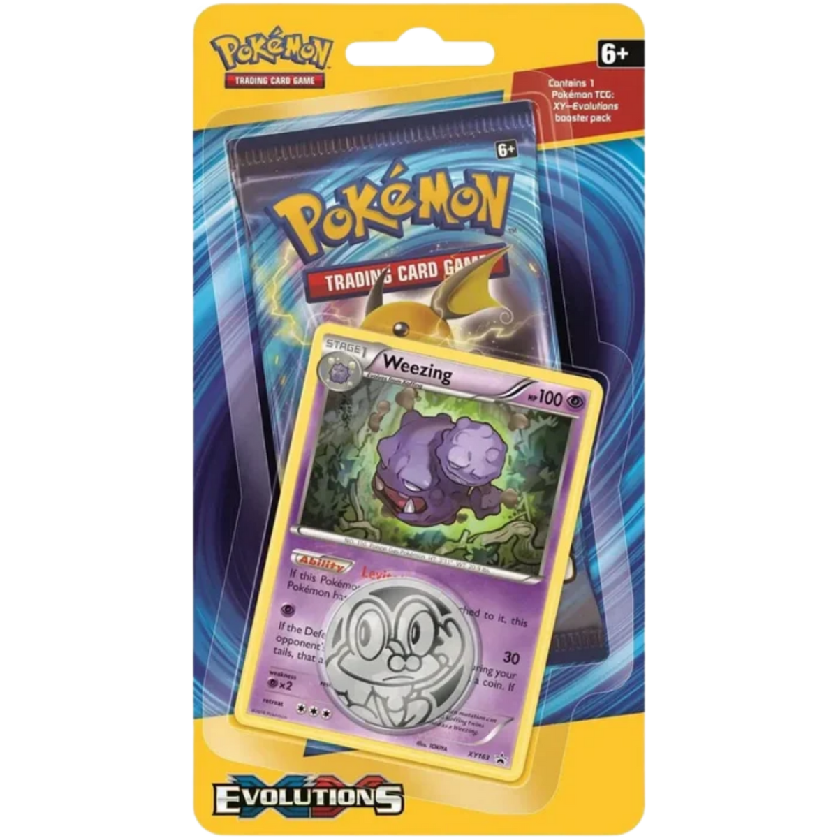 Evolutions Single Pack Blister - Weezing ( XY ) Pokemon TCG