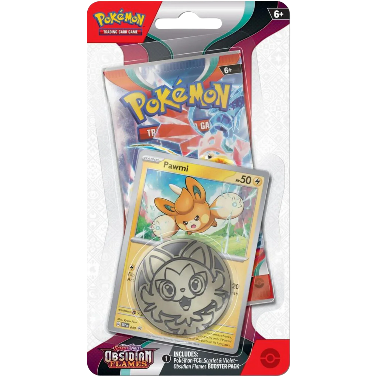 Obsidian Flames Single Pack Blister - Pawmi ( Scarlet & Violet ) Pokemon TCG