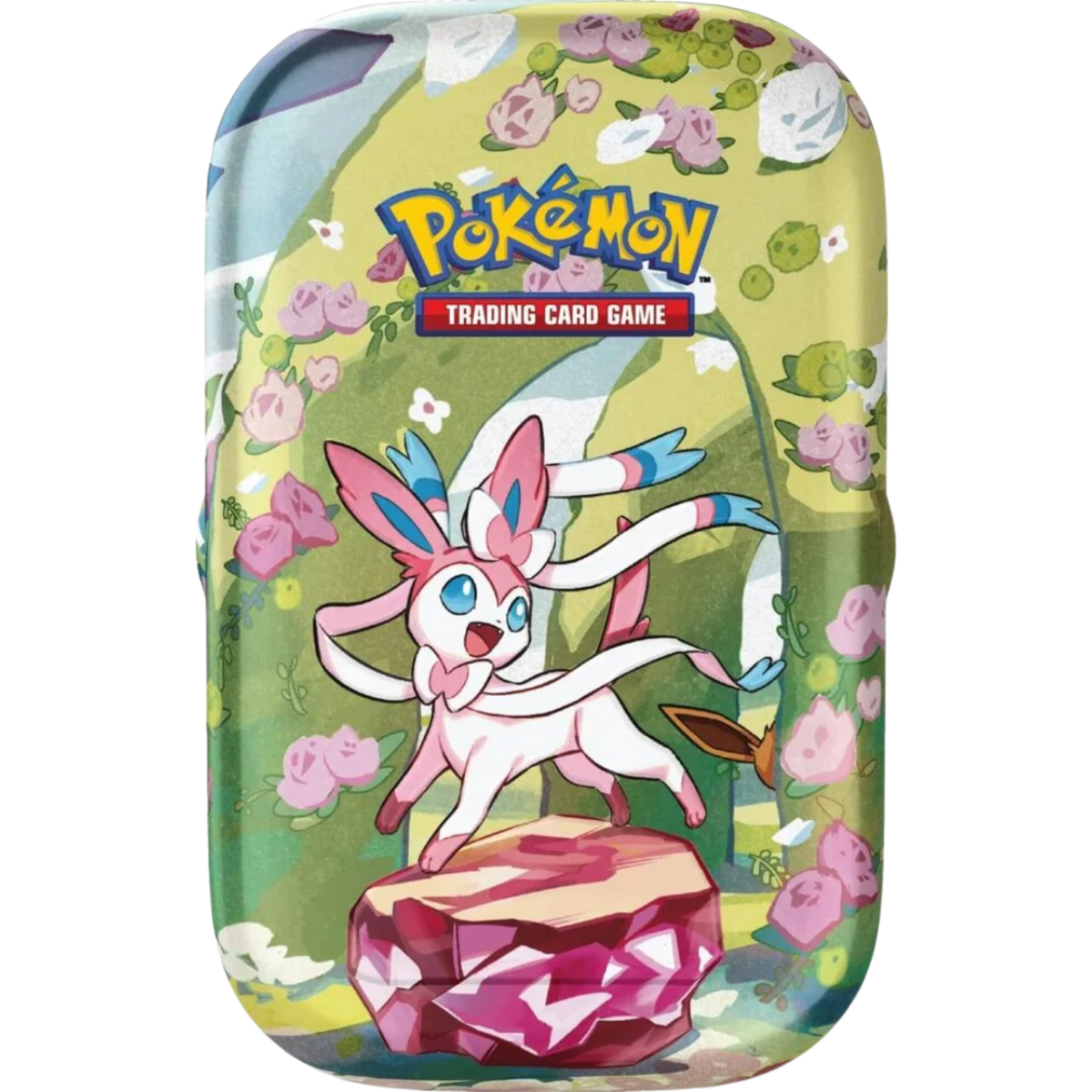 Prismatic Evolutions Mini Tin - Sylveon ( Scarlet & Violet ) Pokemon TCG