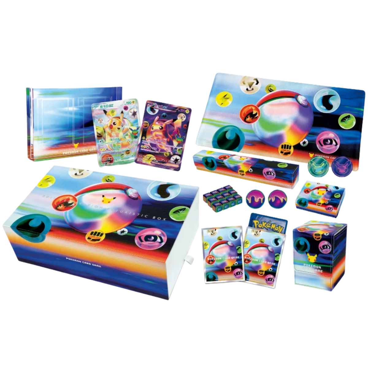 Futuristic Gift Box S-Chinese ( 30th Anniversary ) Pokemon TCG