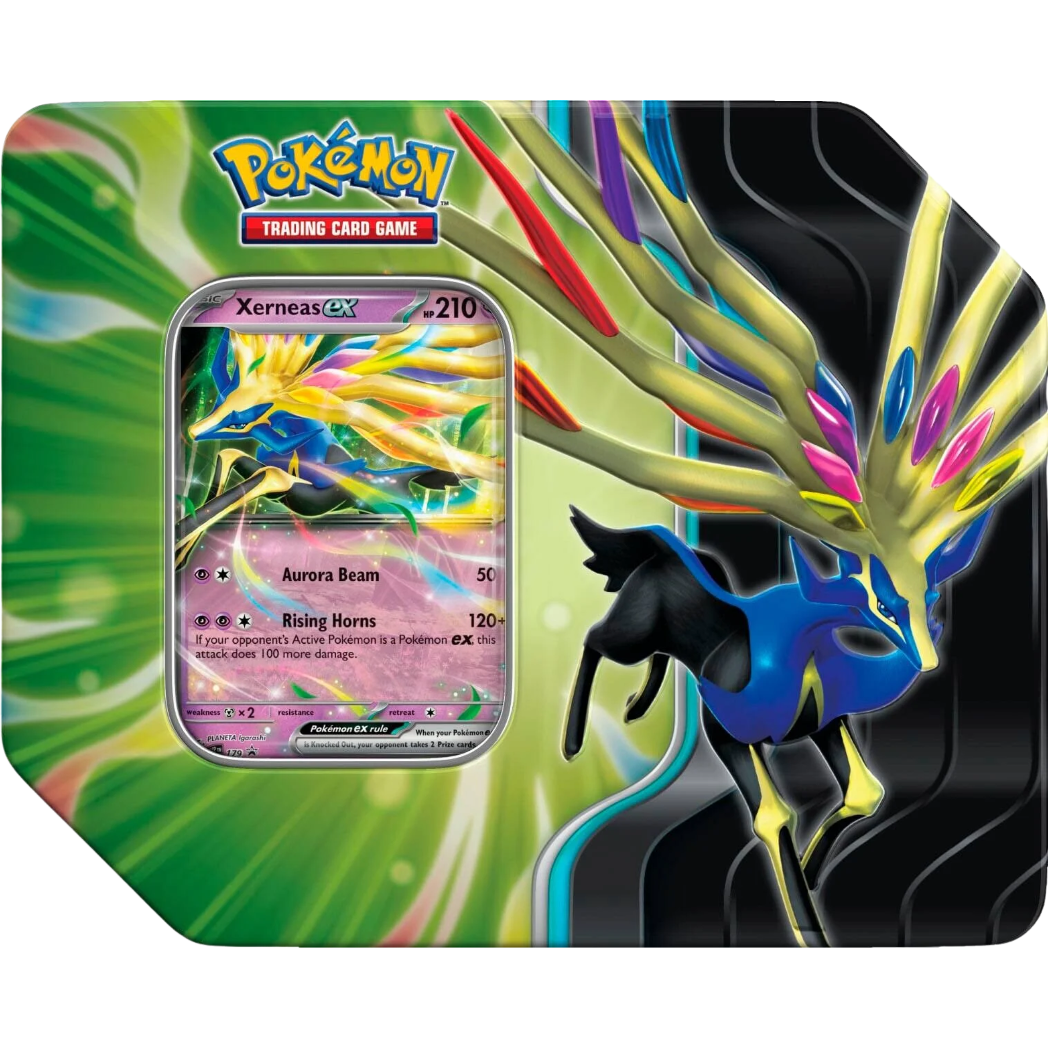 Azure Legends Tin - Xerneas ( Scarlet & Violet ) Pokemon TCG
