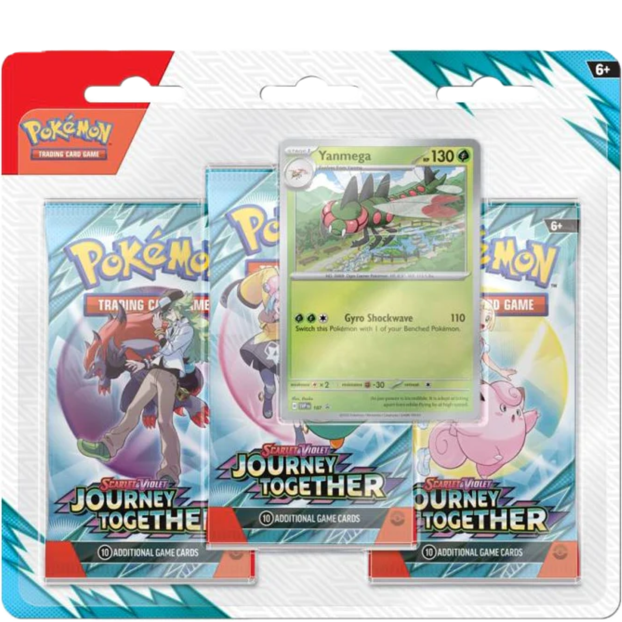 Journey Together 3-Pack Blister - Random Artwork ( Scarlet & Violet ) Pokemon TCG