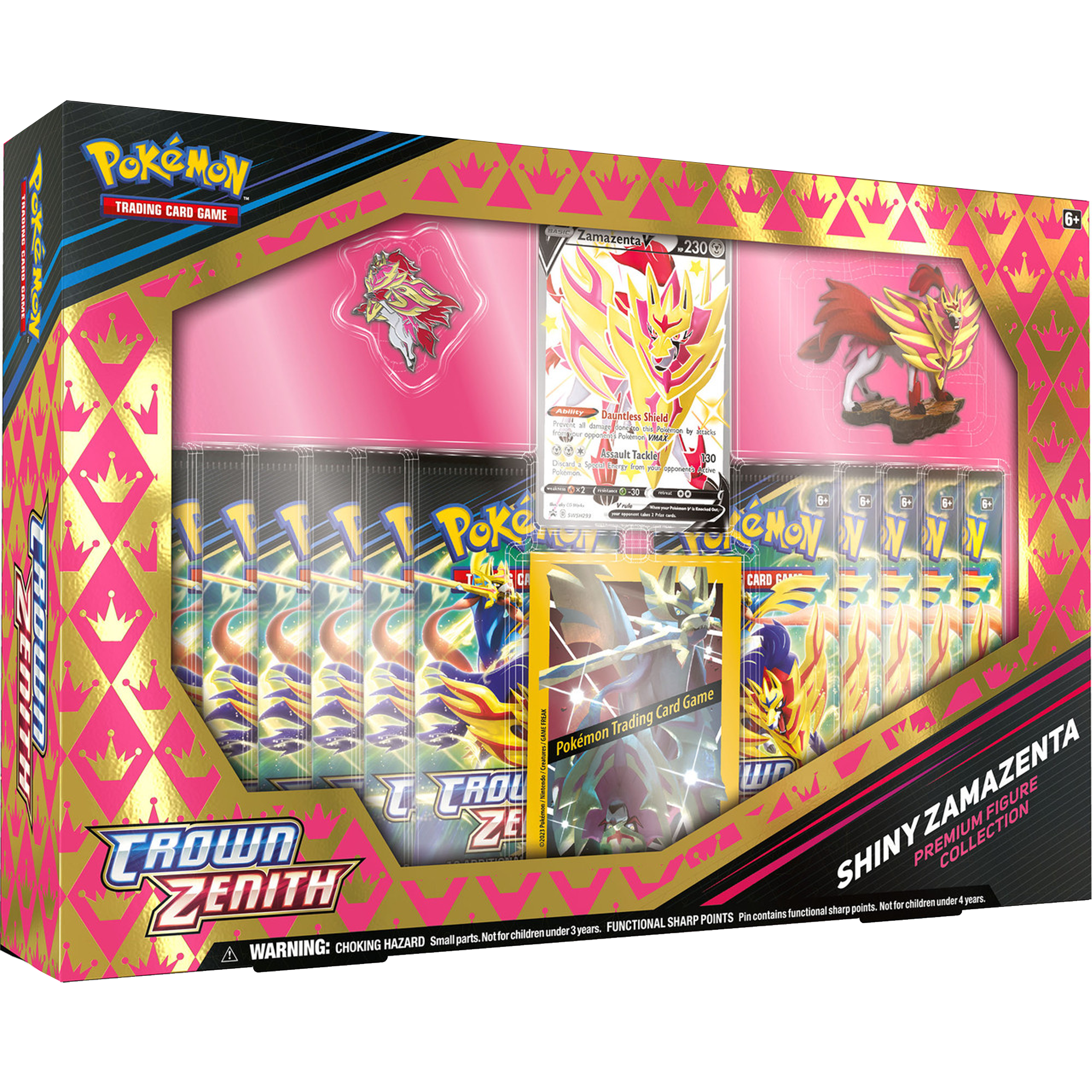 Crown Zenith Premium Figure Collection - Zamazenta ( Sword & Shield ) Pokemon TCG