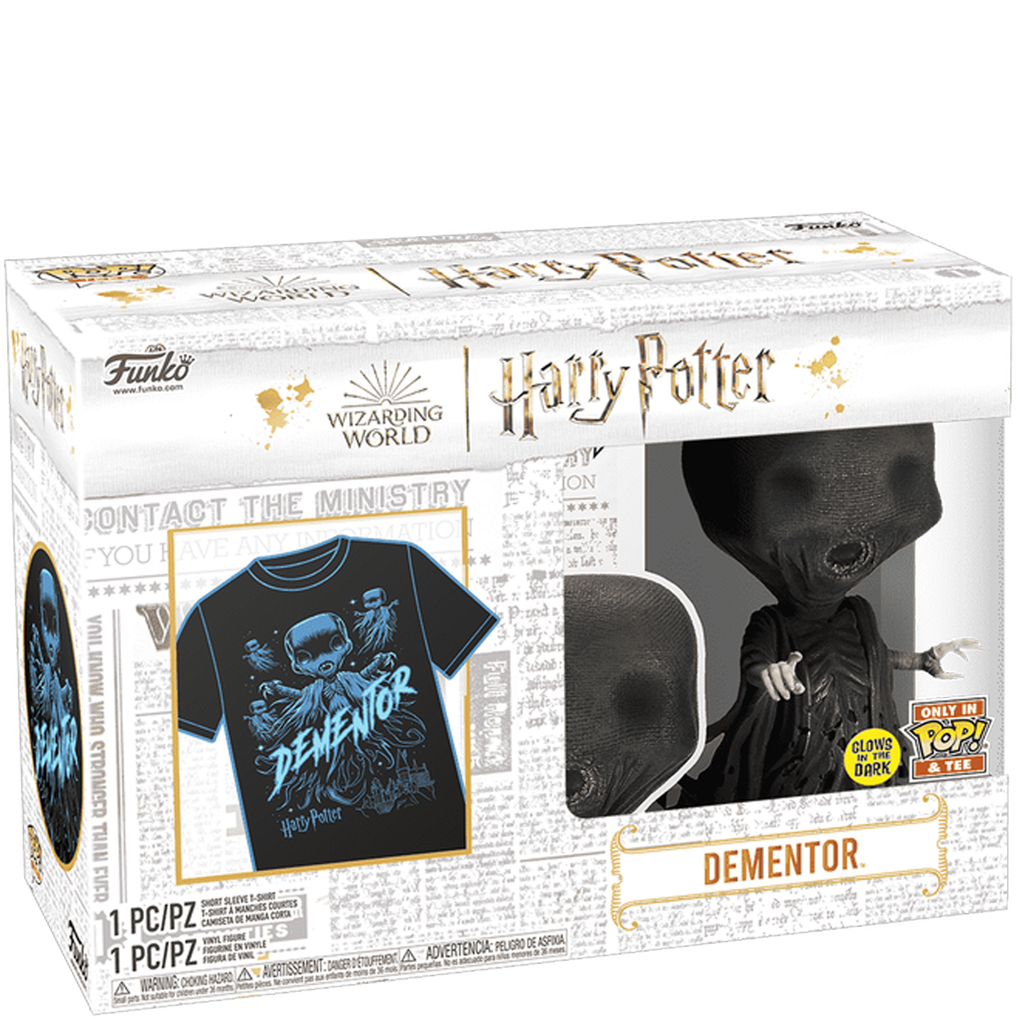 Funko Pop Détraqueur Glow Pop & Tee (Harry Potter)