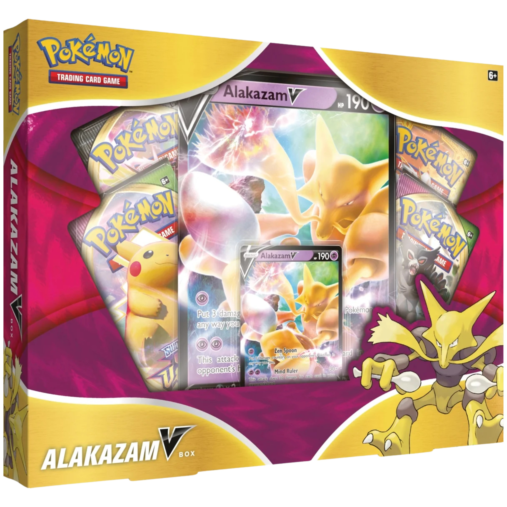 Alakazam V Box ( Sword & Shield ) Pokemon TCG