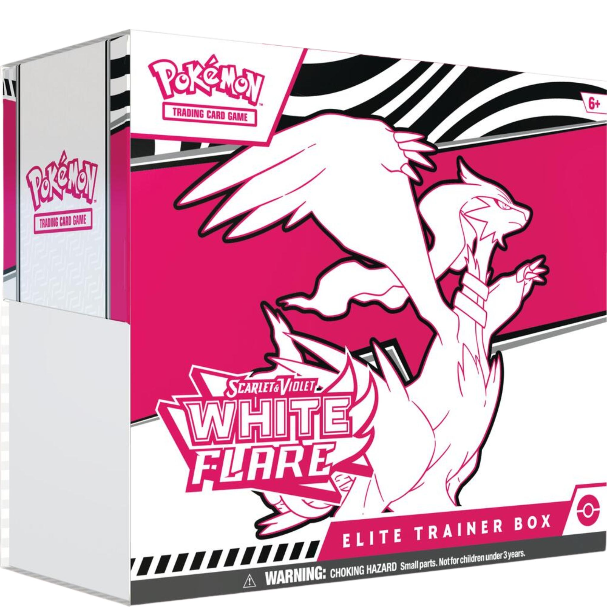 White Flare Elite Trainer Box ( Scarlet & Violet ) Pokemon TCG