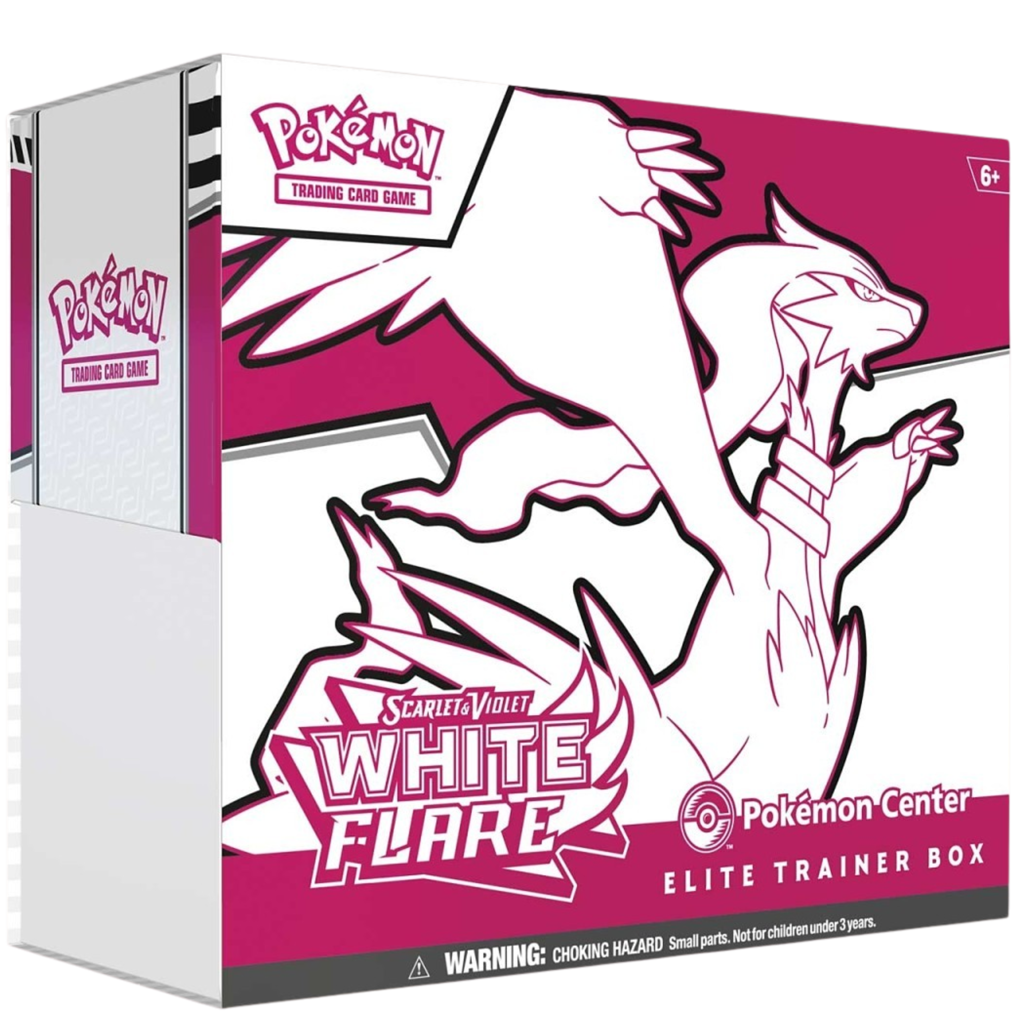 White Flare Pokemon Center Elite Trainer Box ( Scarlet & Violet ) Pokemon TCG