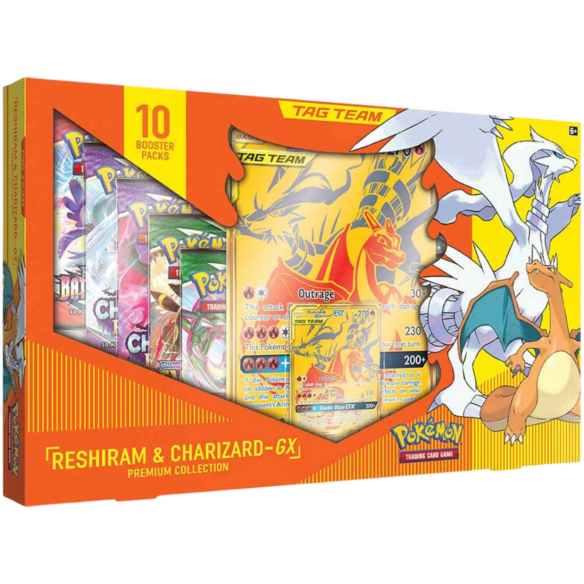 Reshiram & Charizard GX Premium Collection ( Sword & Shield ) Pokemon TCG