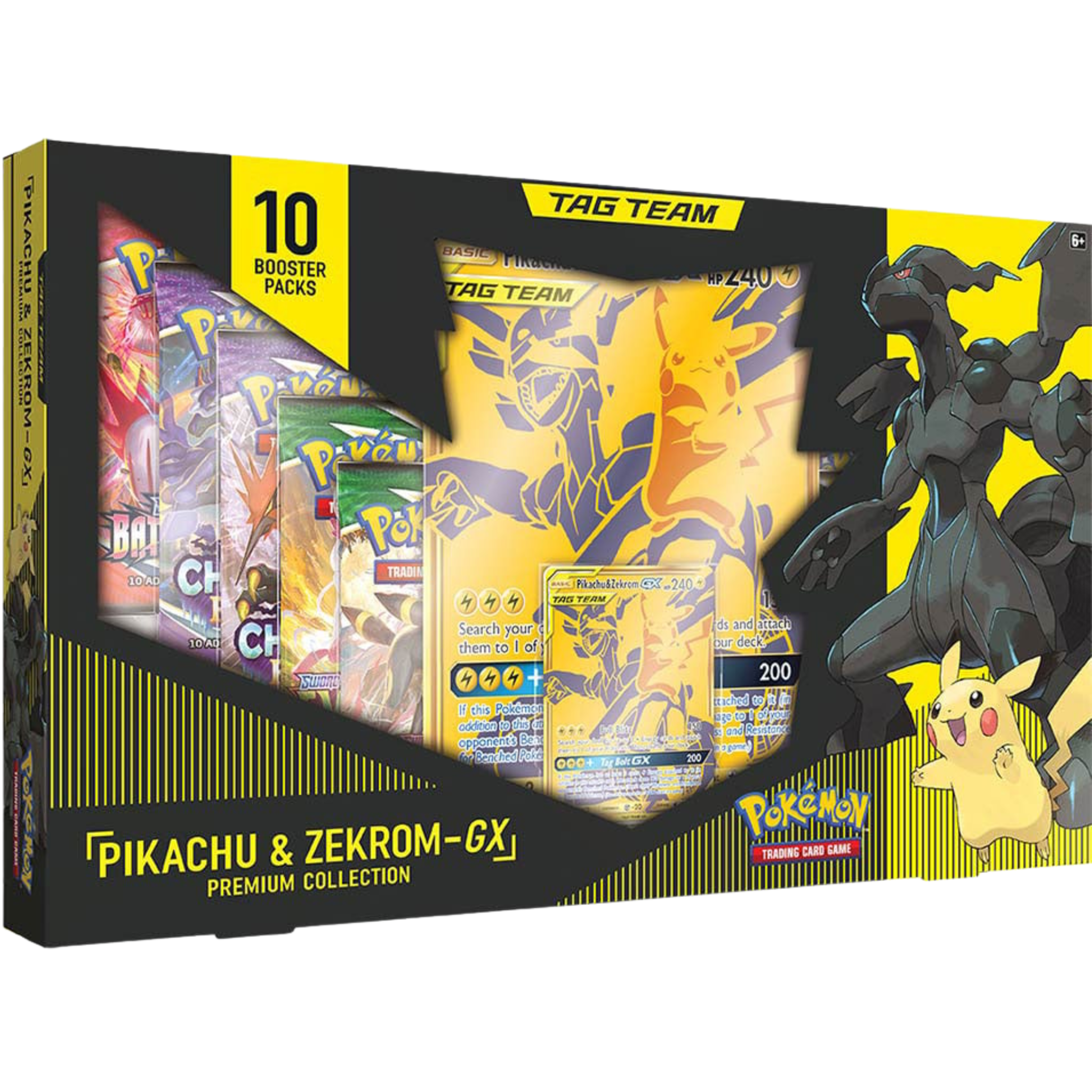 Pikachu & Zekrom GX Premium Collection ( Sword & Shield ) Pokemon TCG