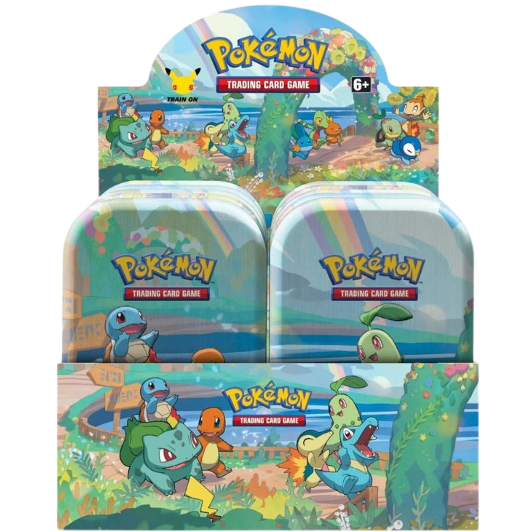 Celebrations Mini Tin Display ( 25th Anniversary ) Pokemon TCG