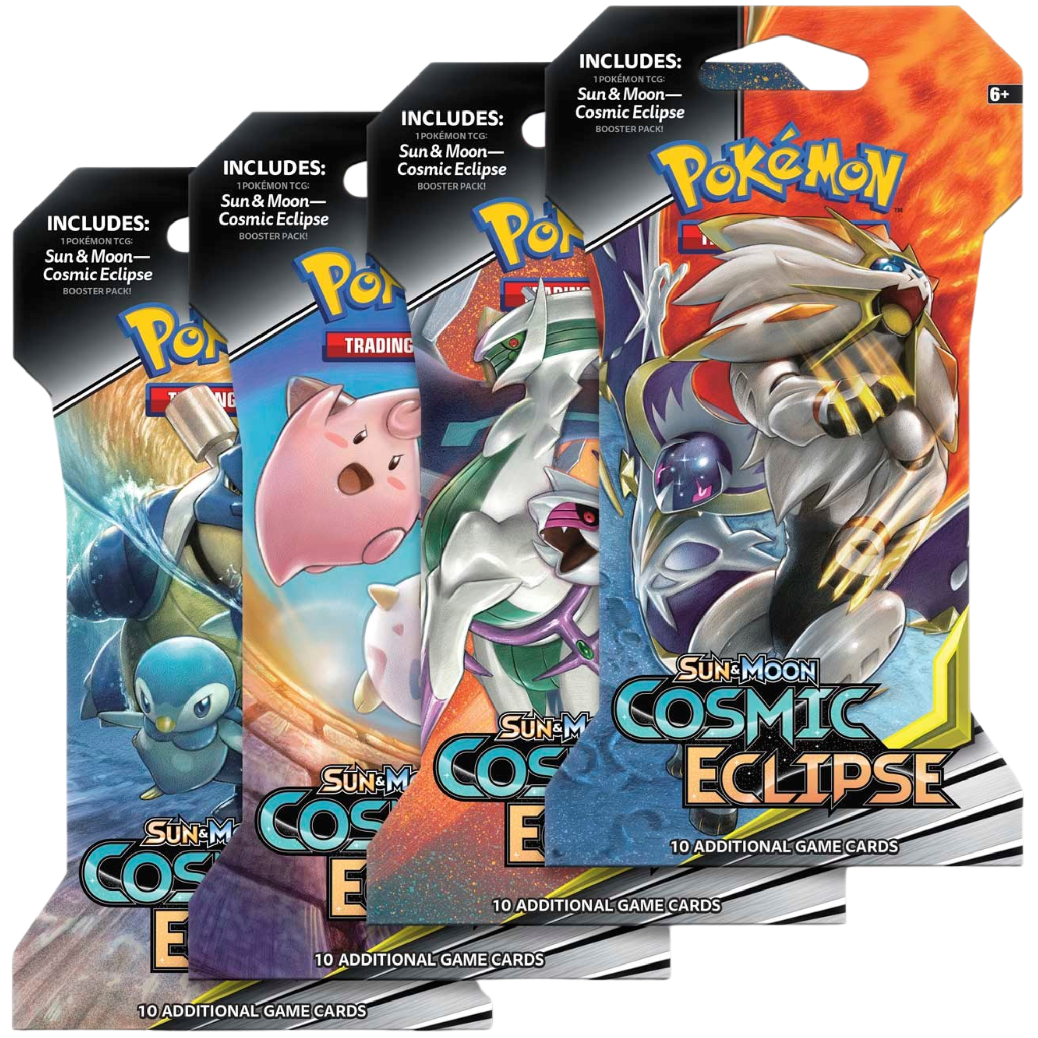 Cosmic Eclipse Sleeved Booster Pack Artset ( Sun & Moon ) Pokemon TCG