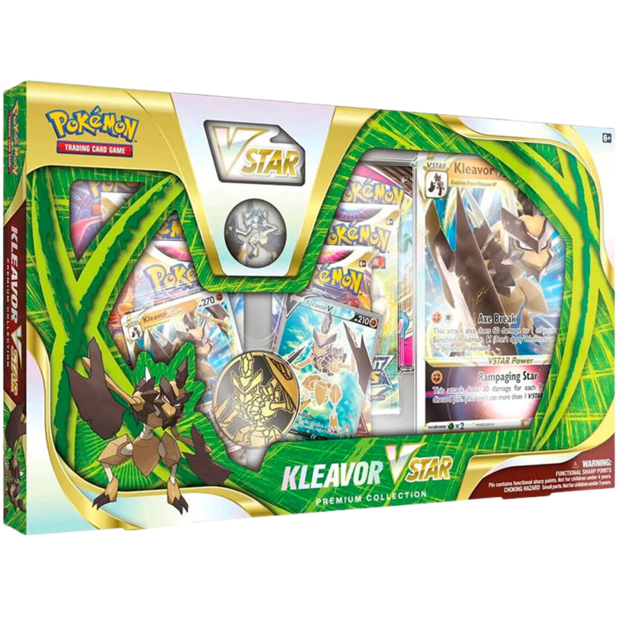 Kleavor VStar Premium Collection ( Sword & Shield ) Pokemon TCG