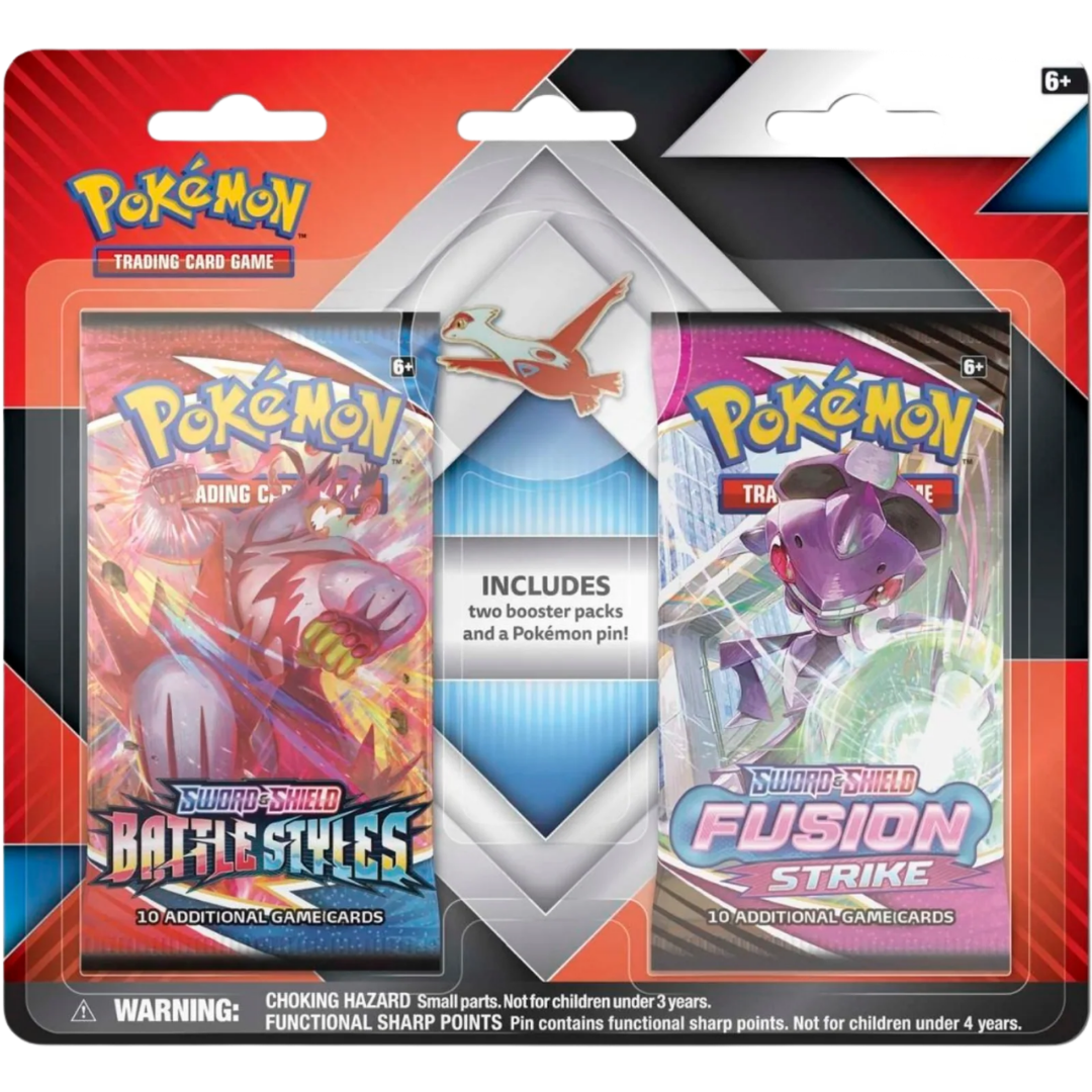 Latias Collector's Pin 2-Pack Blister ( Sword & Shield ) Pokemon TCG