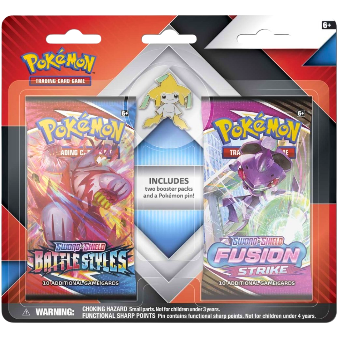 Jirachi Collector's Pin 2-Pack Blister ( Sword & Shield ) Pokemon TCG