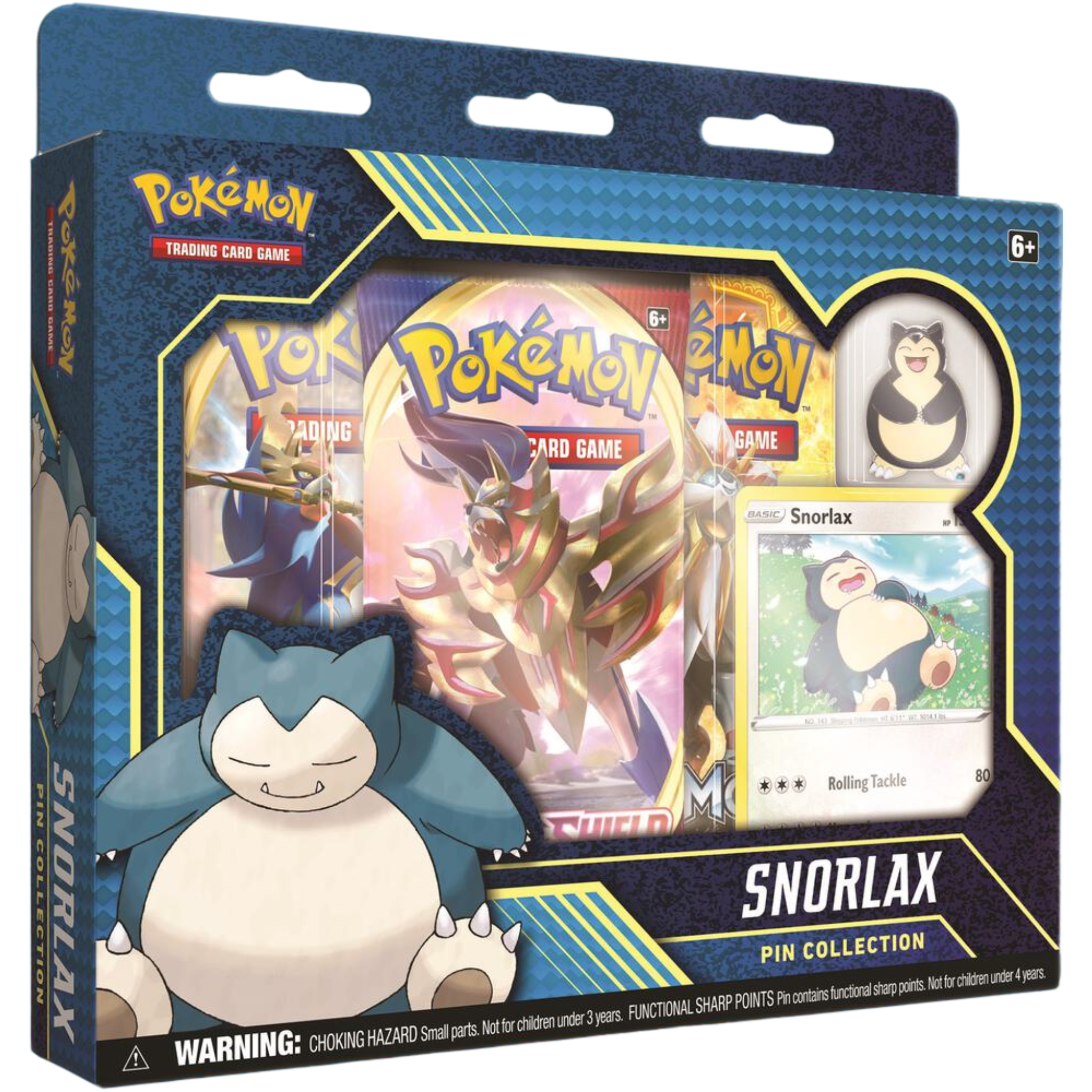 Snorlax Pin Collection ( Sword & Shield ) Pokemon TCG