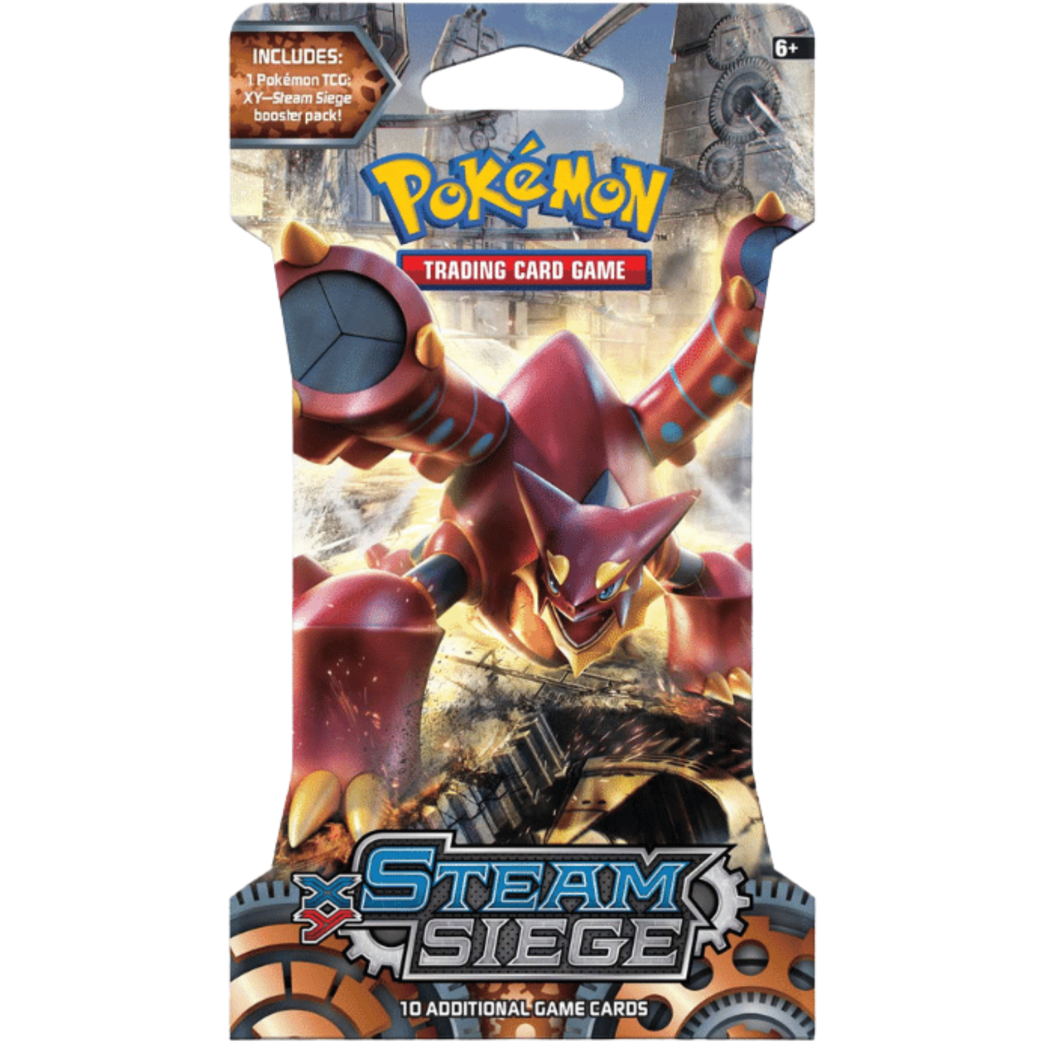 Steam Siege Sleeved Booster Pack - Random Artwork ( XY ) Pokemon TCG