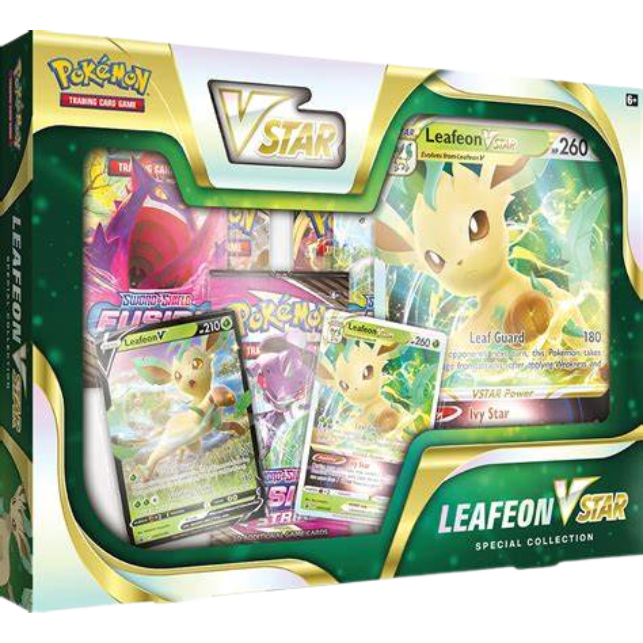 Leafeon Vstar Special Collection ( Sword & Shield ) Pokemon TCG